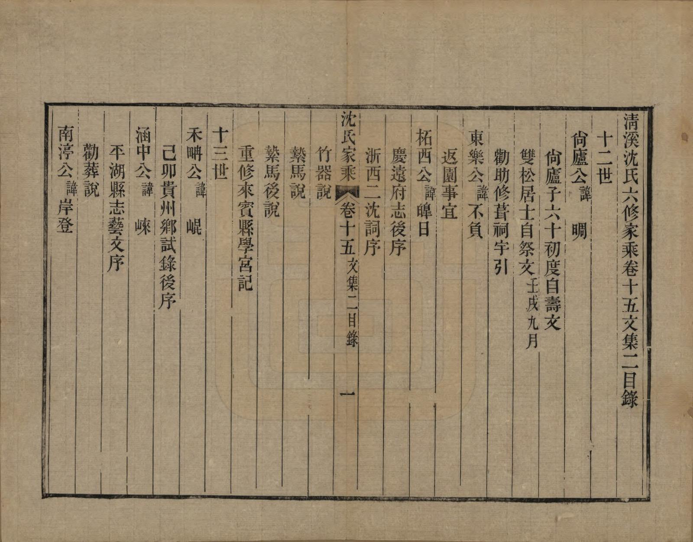 GTJP1285.沈.浙江平湖.清溪沈氏家乘二十卷.清光绪十二年（1886）_015.pdf_第1页