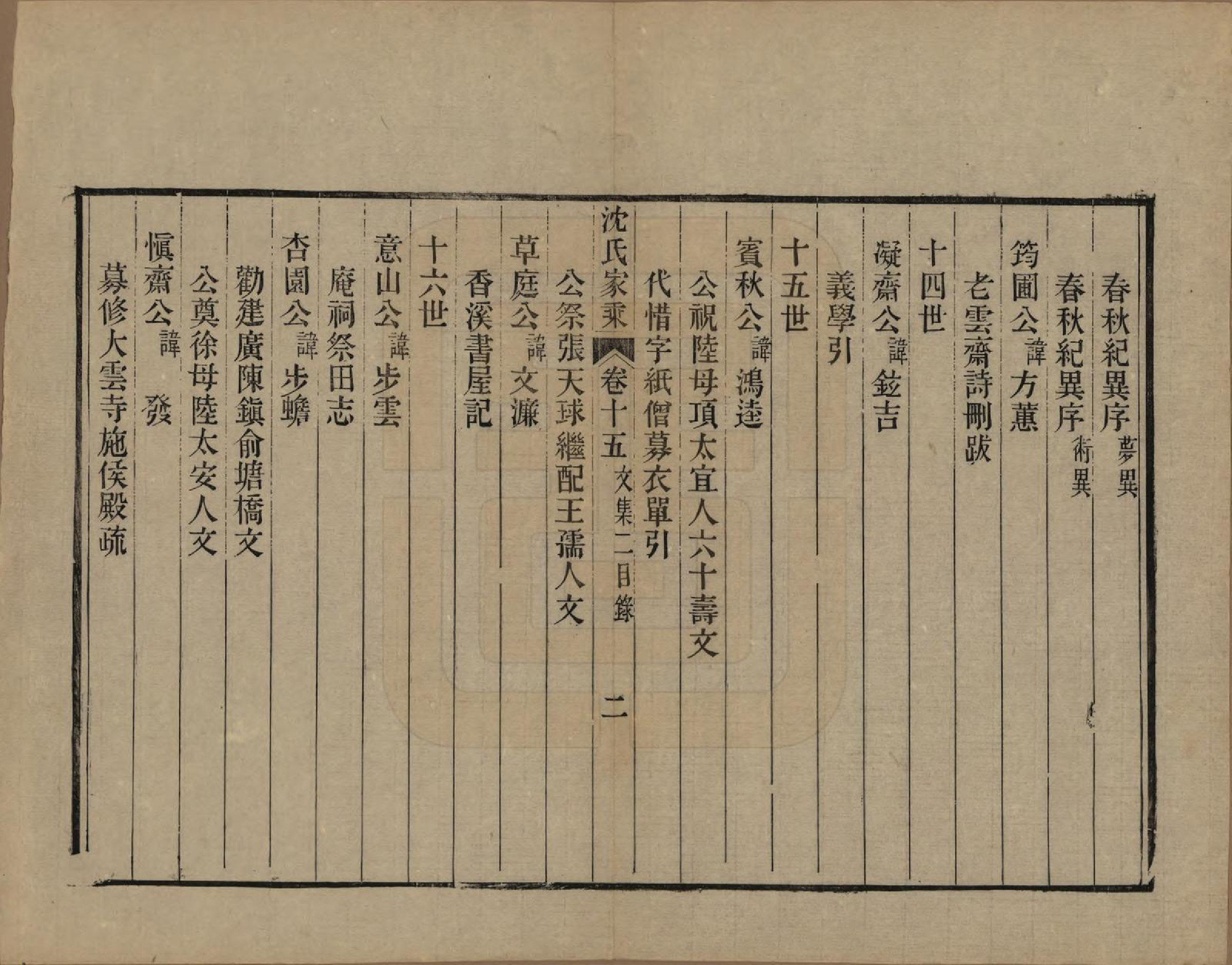 GTJP1285.沈.浙江平湖.清溪沈氏家乘二十卷.清光绪十二年（1886）_015.pdf_第2页