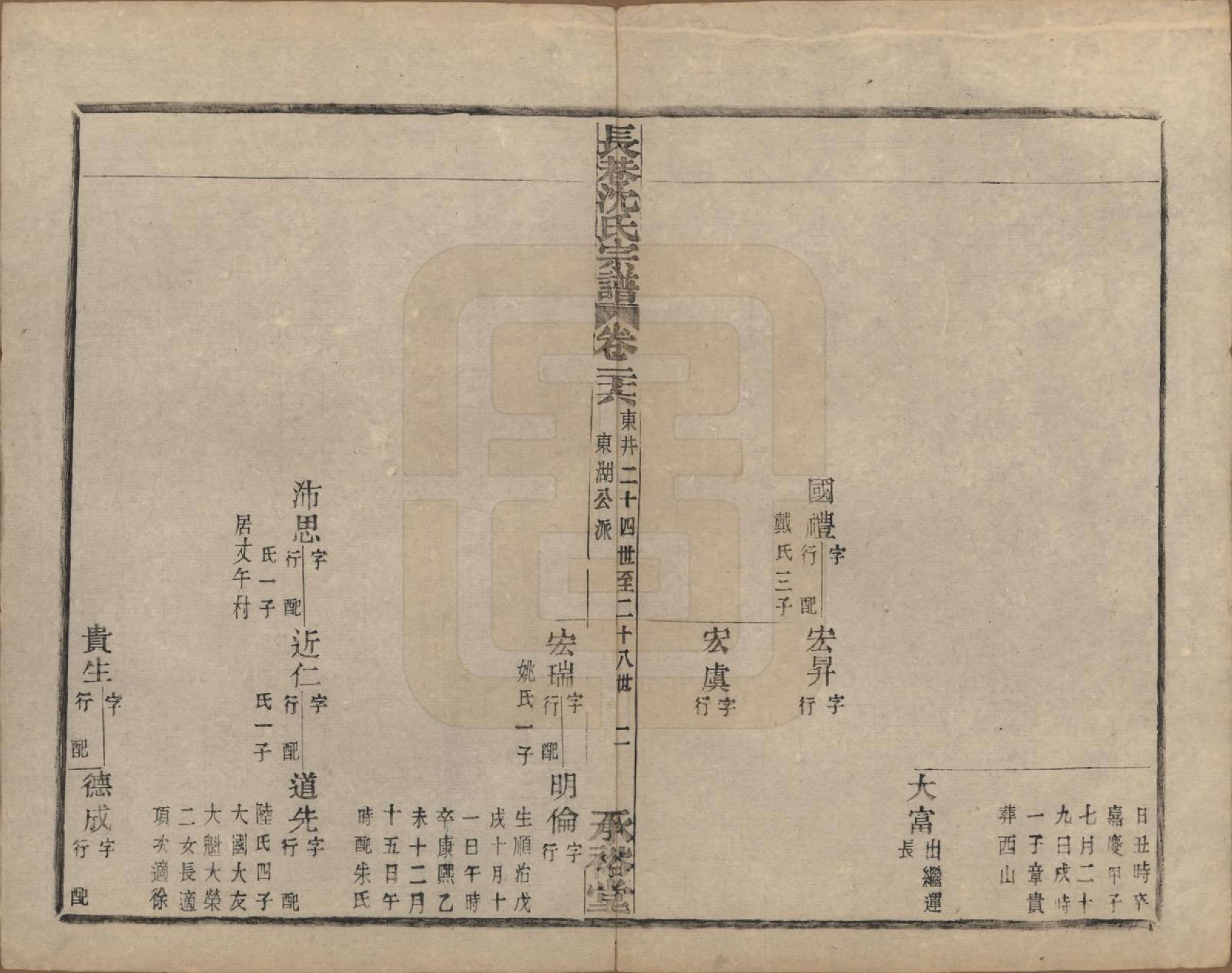 GTJP1286.沈.浙江萧山.萧山长巷沈氏宗谱四十卷.清光绪十九年（1893）_026.pdf_第2页