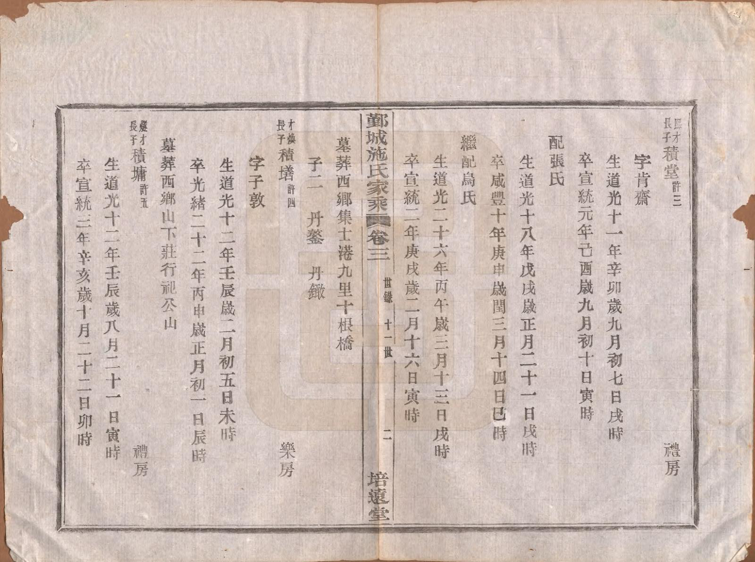 GTJP1305.施.浙江鄞县.鄞城施氏家乘十卷首一卷.民国二十四年（1935）_003.pdf_第2页