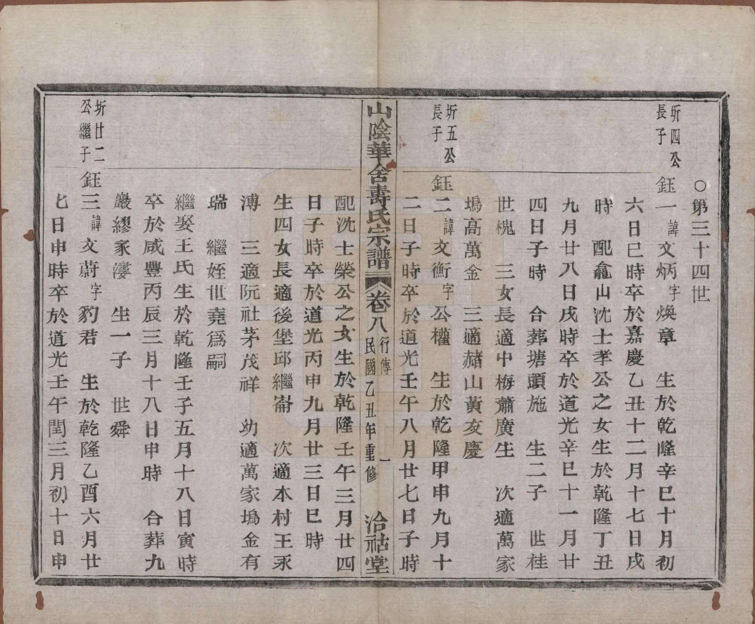 GTJP1322.寿.浙江绍兴.山阴华舍寿氏宗谱十卷.民国十四年（1925）_008.pdf_第1页