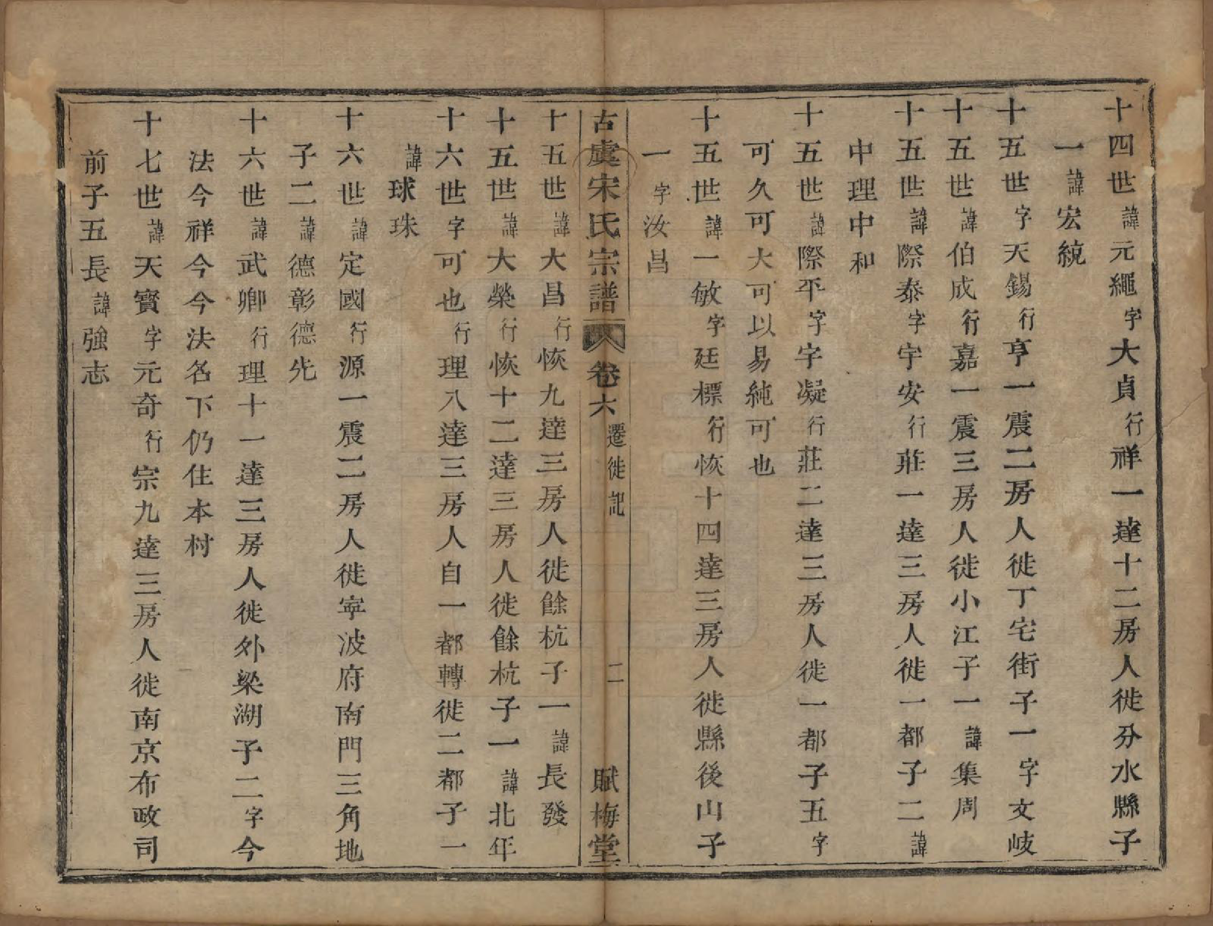 GTJP1331.宋.浙江上虞.古虞宋氏宗谱七卷首一卷.清咸丰二年（1852）_006.pdf_第2页