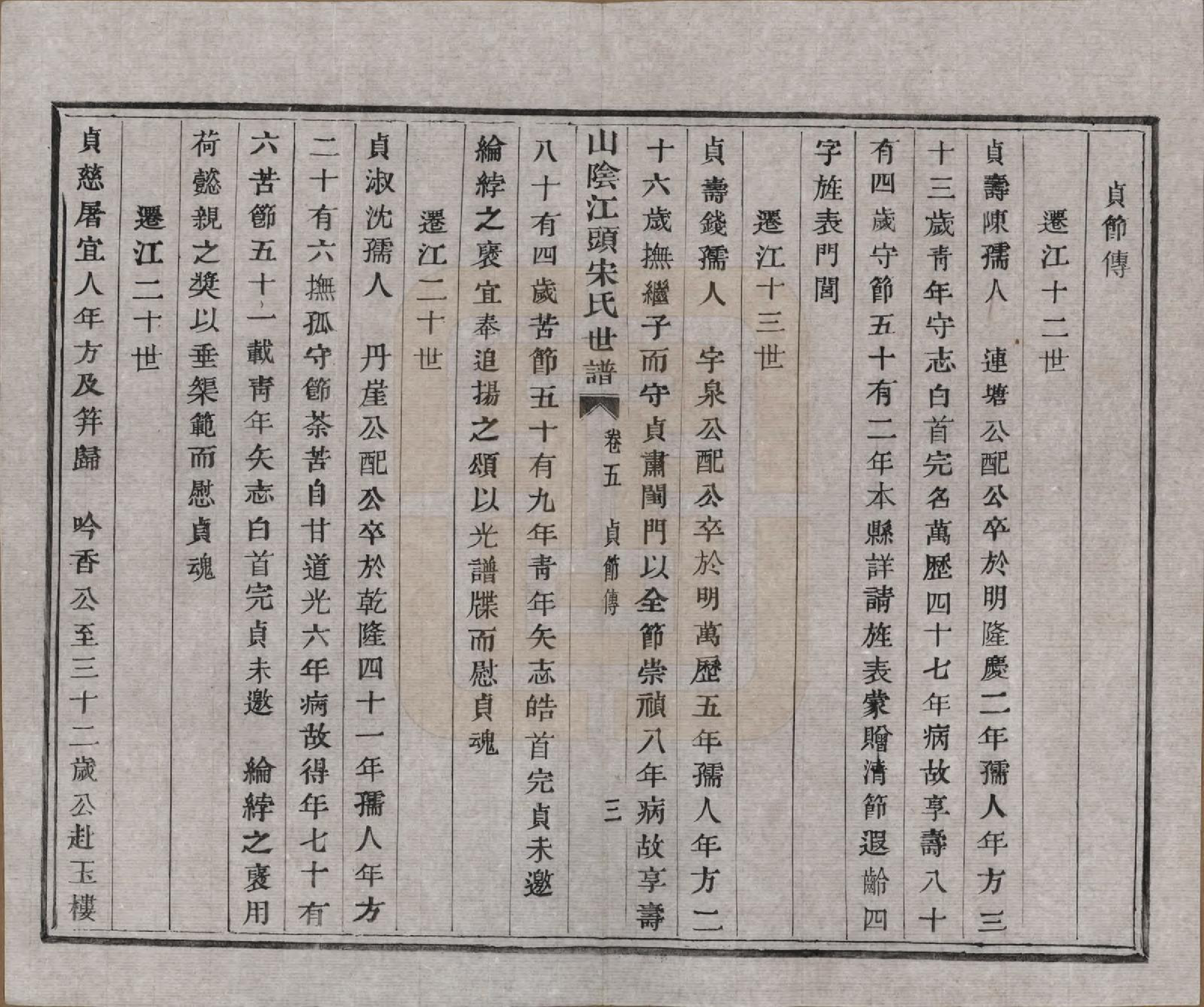 GTJP1332.宋.浙江绍兴.山阴江头宋氏世谱二十四卷.清咸丰十一年（1861）_005.pdf_第3页