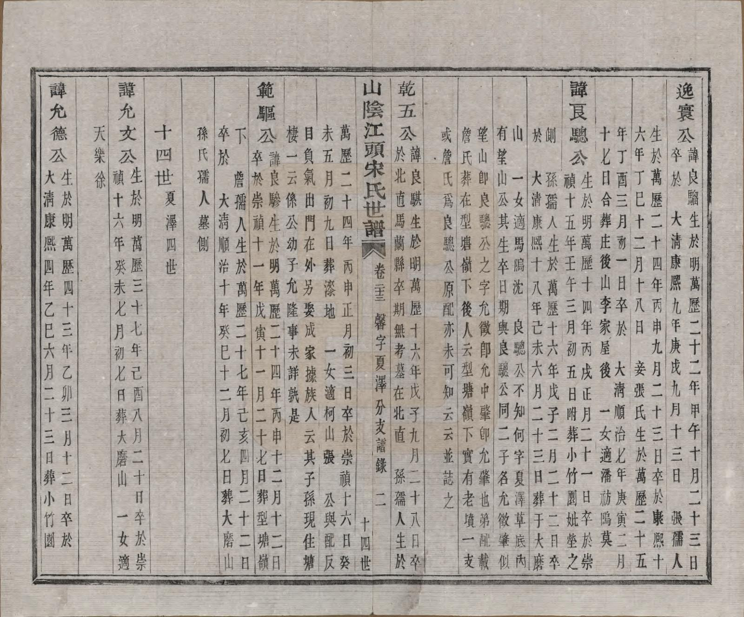 GTJP1332.宋.浙江绍兴.山阴江头宋氏世谱二十四卷.清咸丰十一年（1861）_023.pdf_第2页