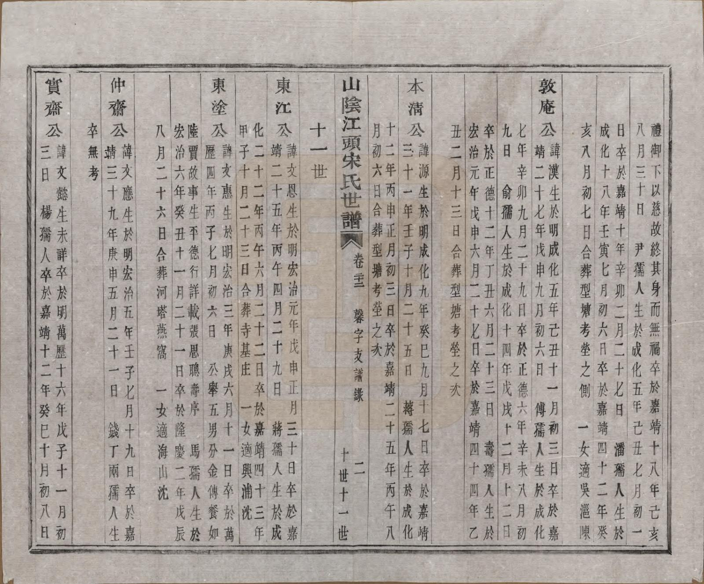 GTJP1332.宋.浙江绍兴.山阴江头宋氏世谱二十四卷.清咸丰十一年（1861）_022.pdf_第2页