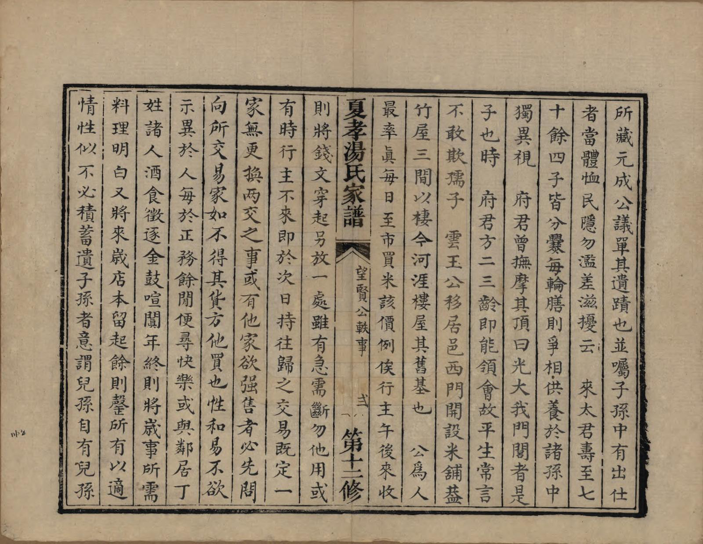 GTJP1387.汤.浙江萧山.萧山夏孝汤氏家谱.清道光四年（1824）修_003.pdf_第2页