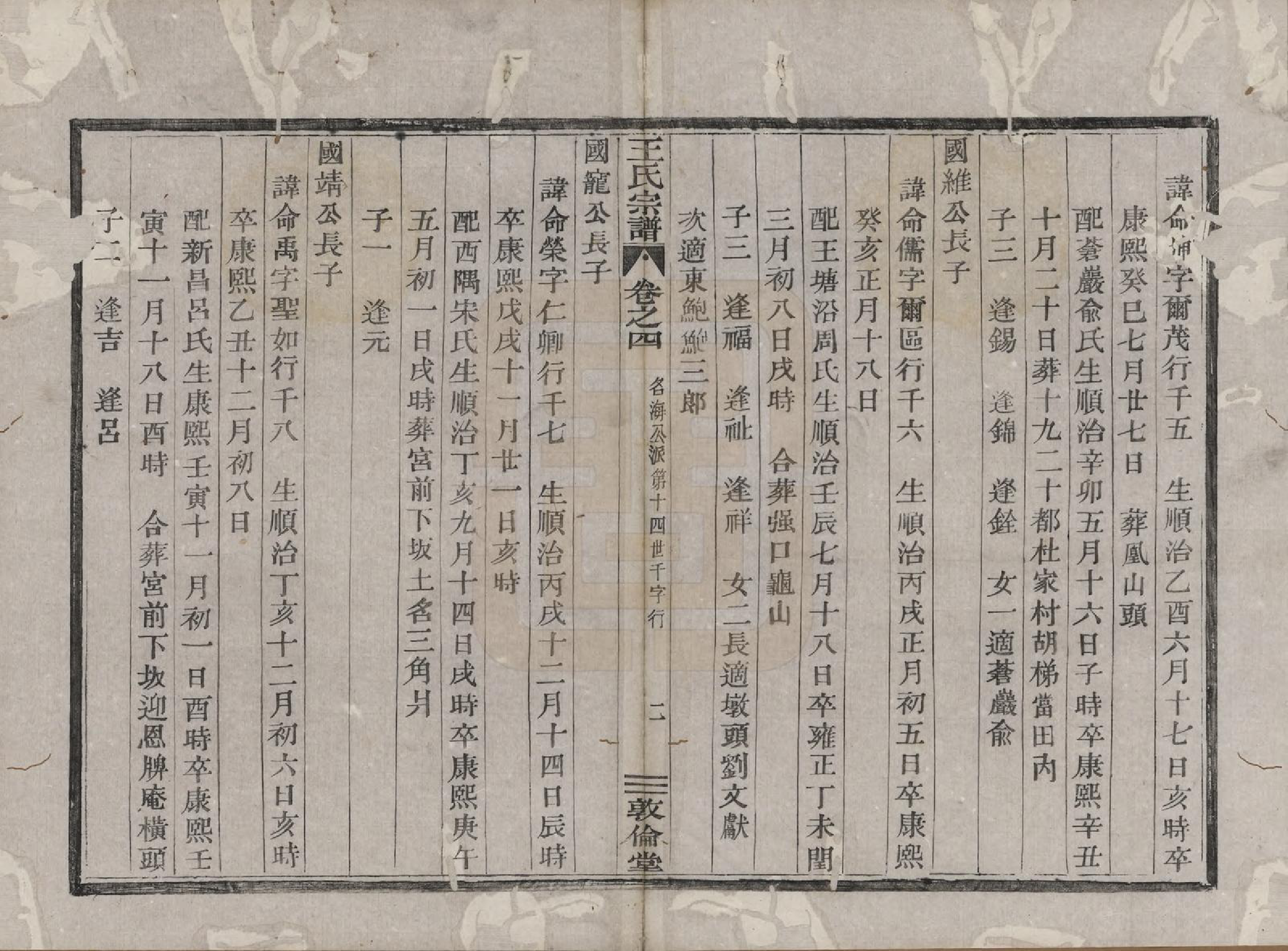 GTJP1601.王.浙江嵊县.剡溪王氏宗谱八卷.清光绪六年（1880）_004.pdf_第2页