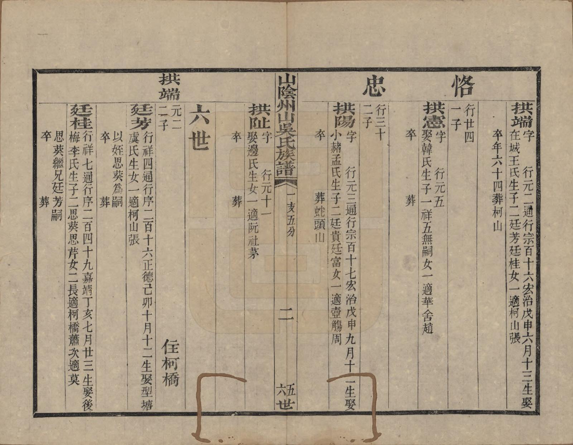 GTJP1683.吴.浙江绍兴.山阴县州山吴氏族谱三十一部.清道光十九年（1839）_015.pdf_第3页