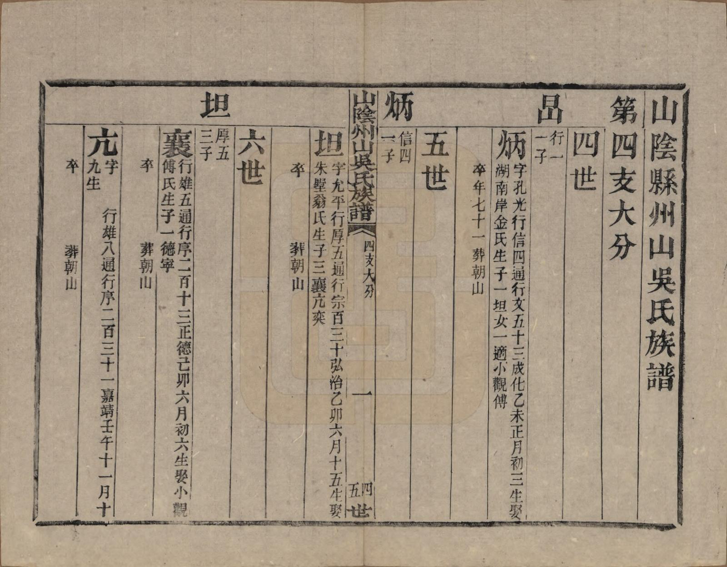 GTJP1683.吴.浙江绍兴.山阴县州山吴氏族谱三十一部.清道光十九年（1839）_027.pdf_第2页