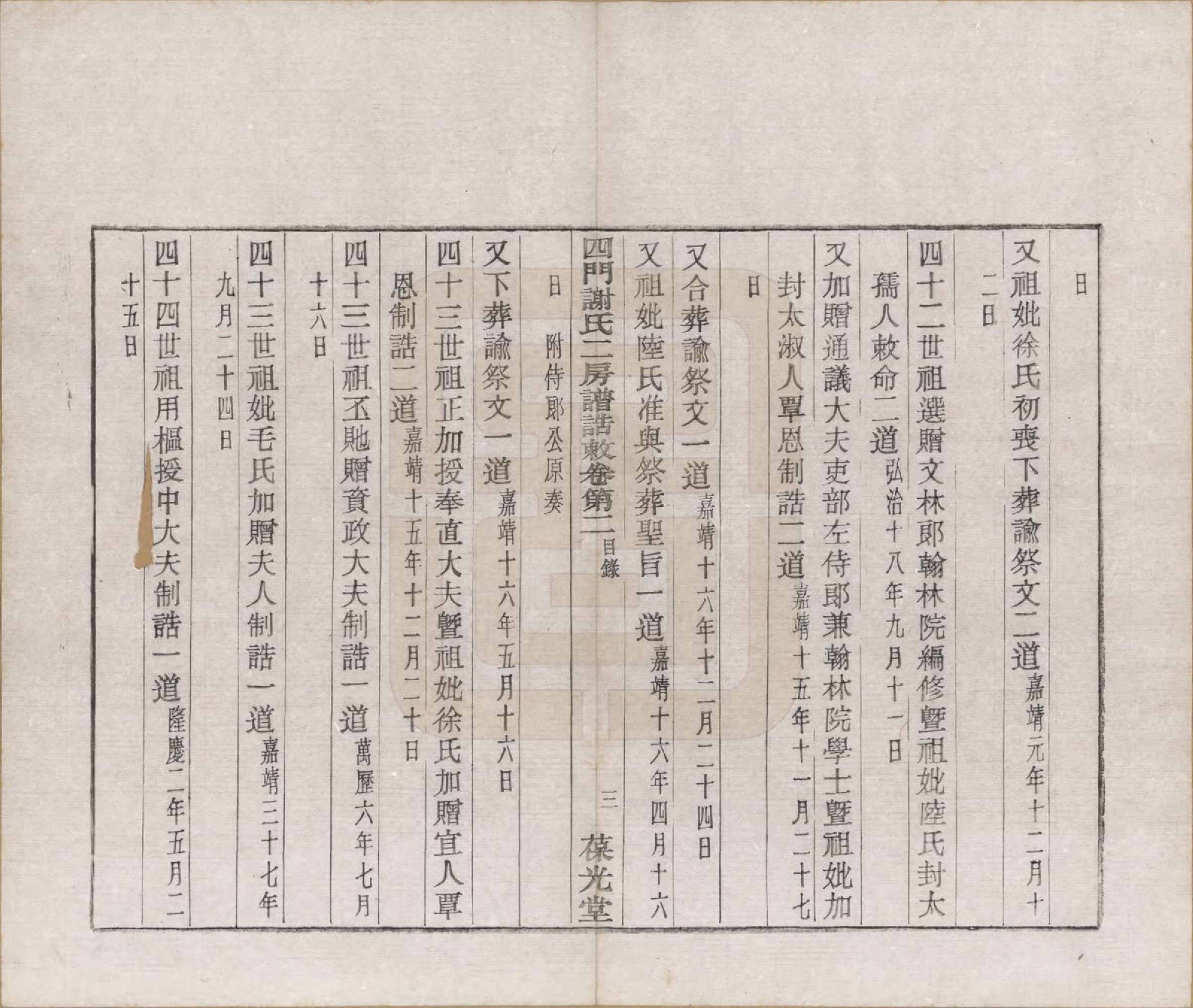 GTJP1780.谢.浙江余姚.四门谢氏二房谱.民国7年[1918]_002.pdf_第3页