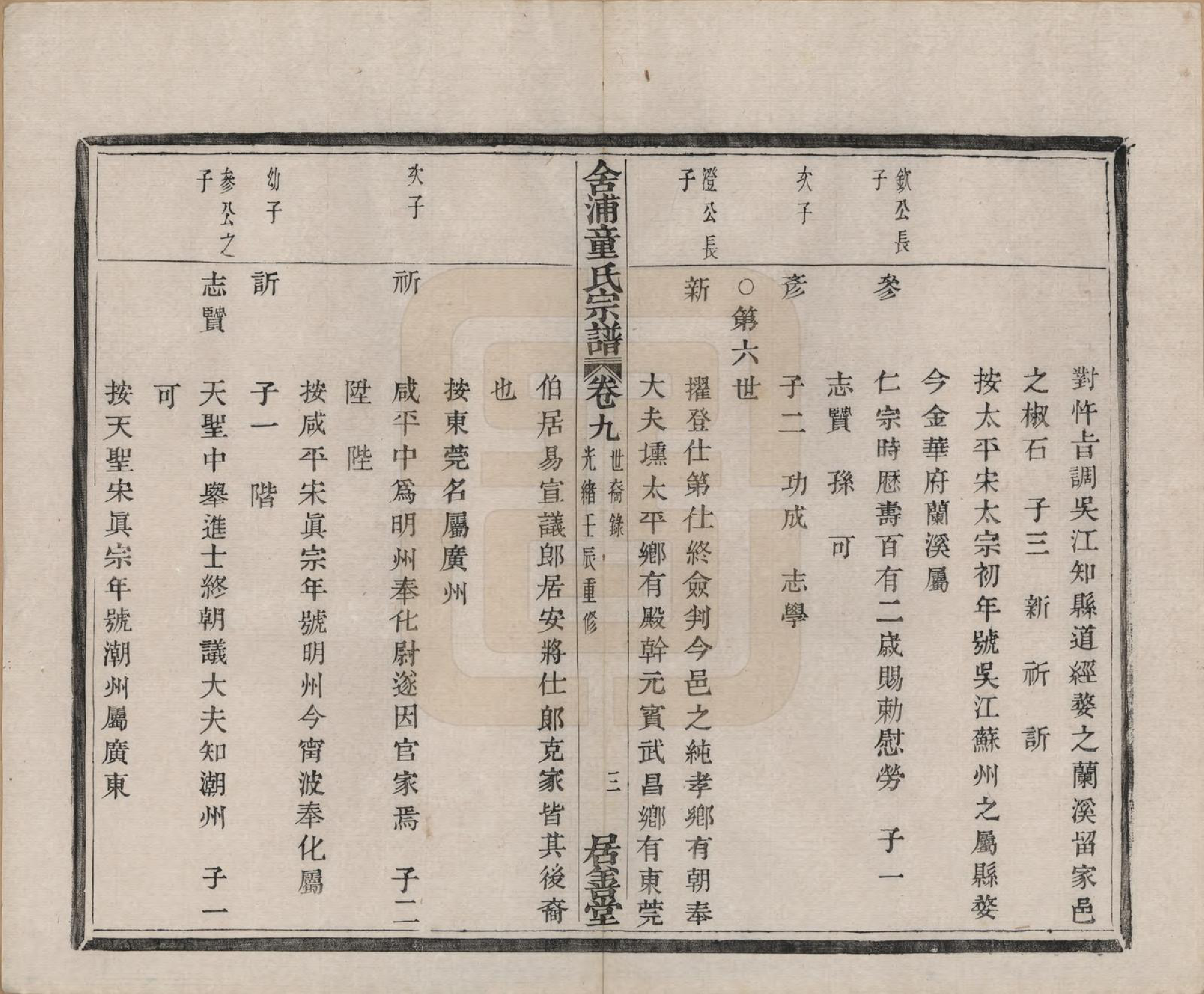 GTJP1433.童.浙江山阴.舍浦童氏宗谱二十三卷.清光绪十八年（1892）_009.pdf_第3页