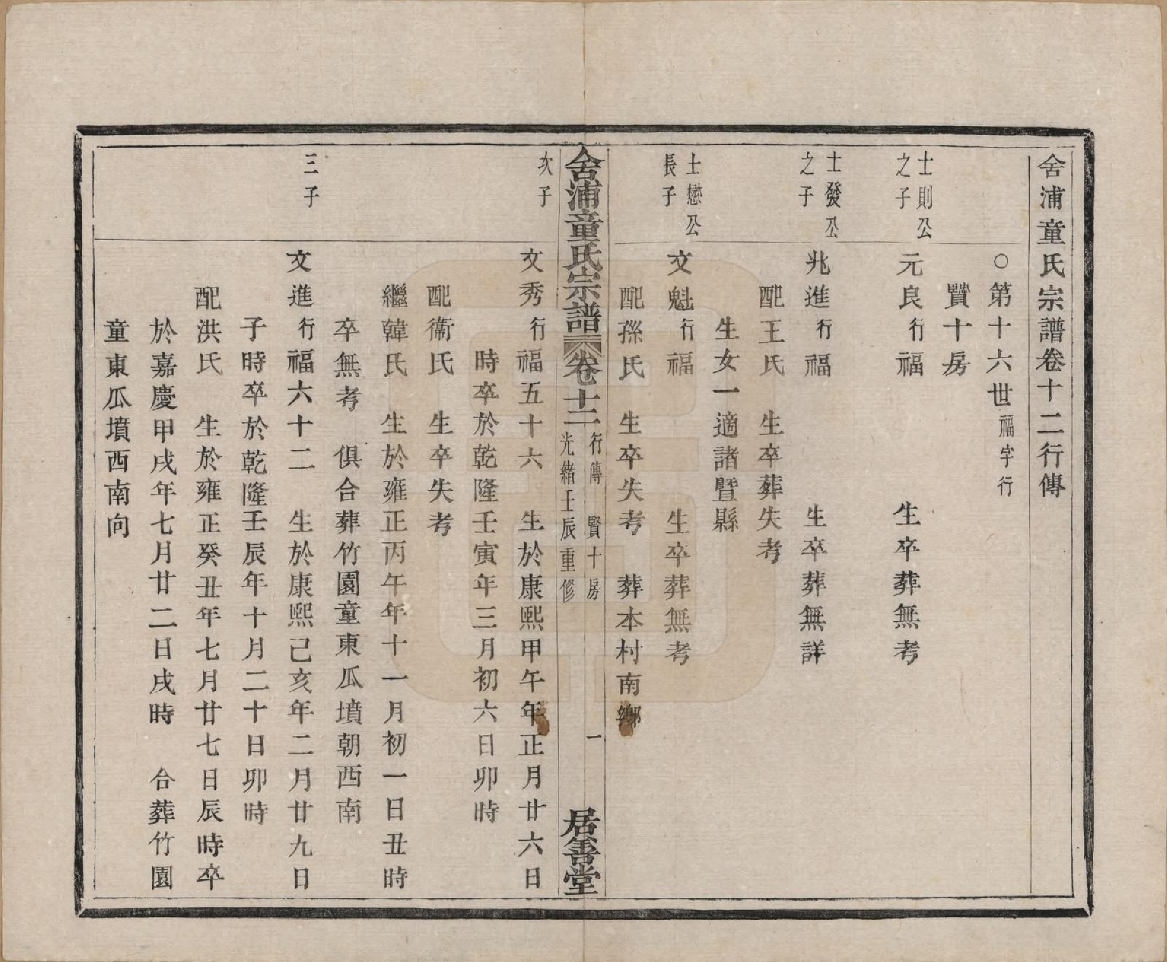 GTJP1433.童.浙江山阴.舍浦童氏宗谱二十三卷.清光绪十八年（1892）_012.pdf_第1页