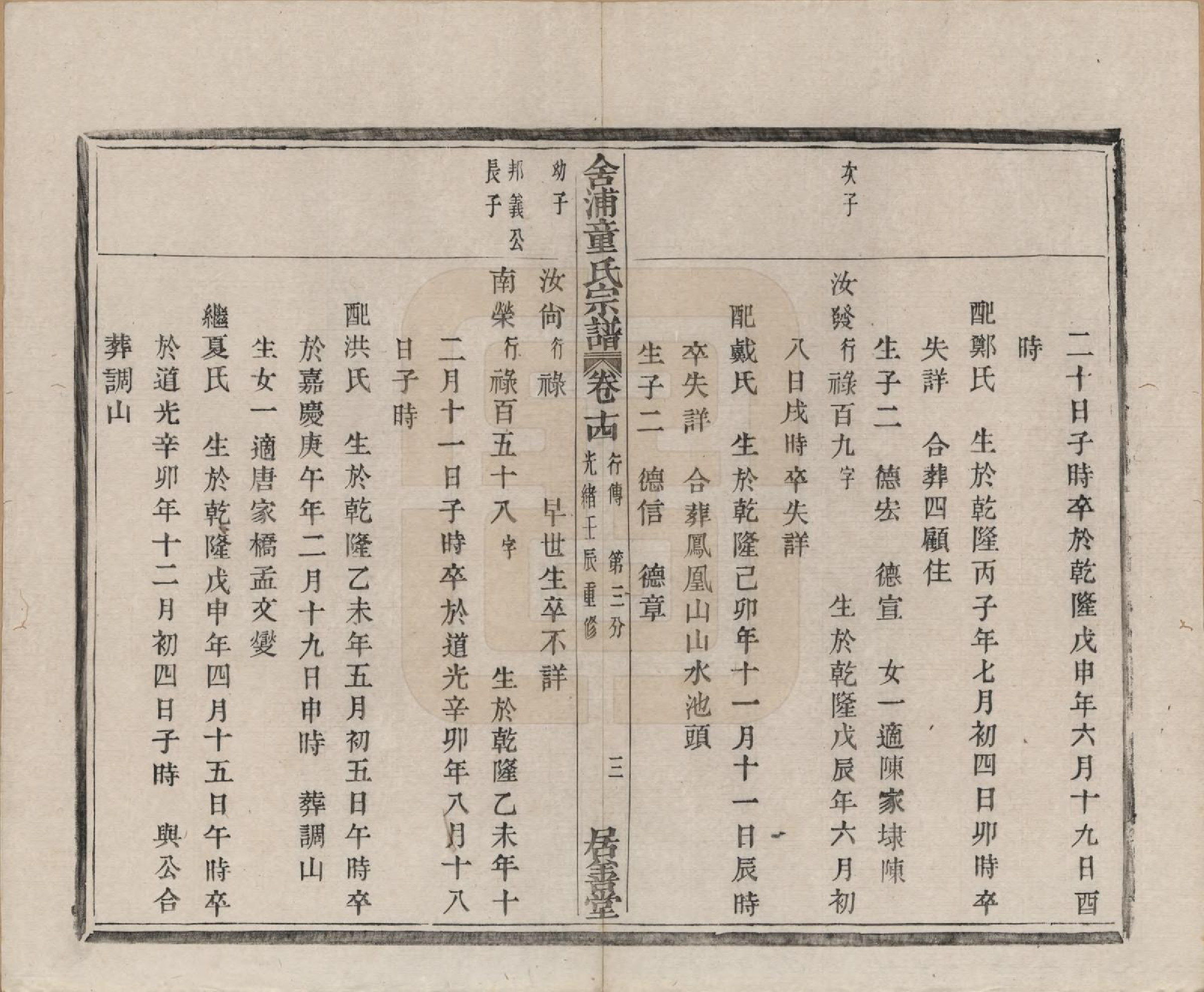 GTJP1433.童.浙江山阴.舍浦童氏宗谱二十三卷.清光绪十八年（1892）_014.pdf_第3页