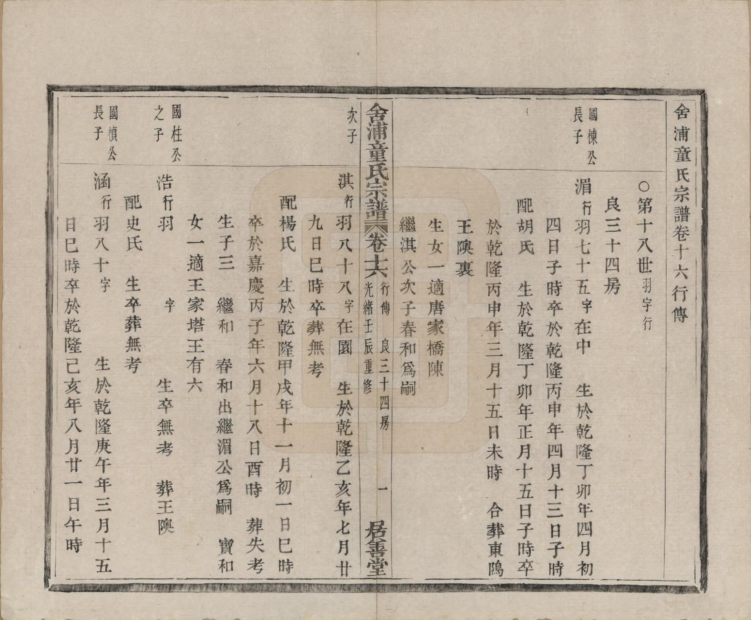 GTJP1433.童.浙江山阴.舍浦童氏宗谱二十三卷.清光绪十八年（1892）_016.pdf_第1页