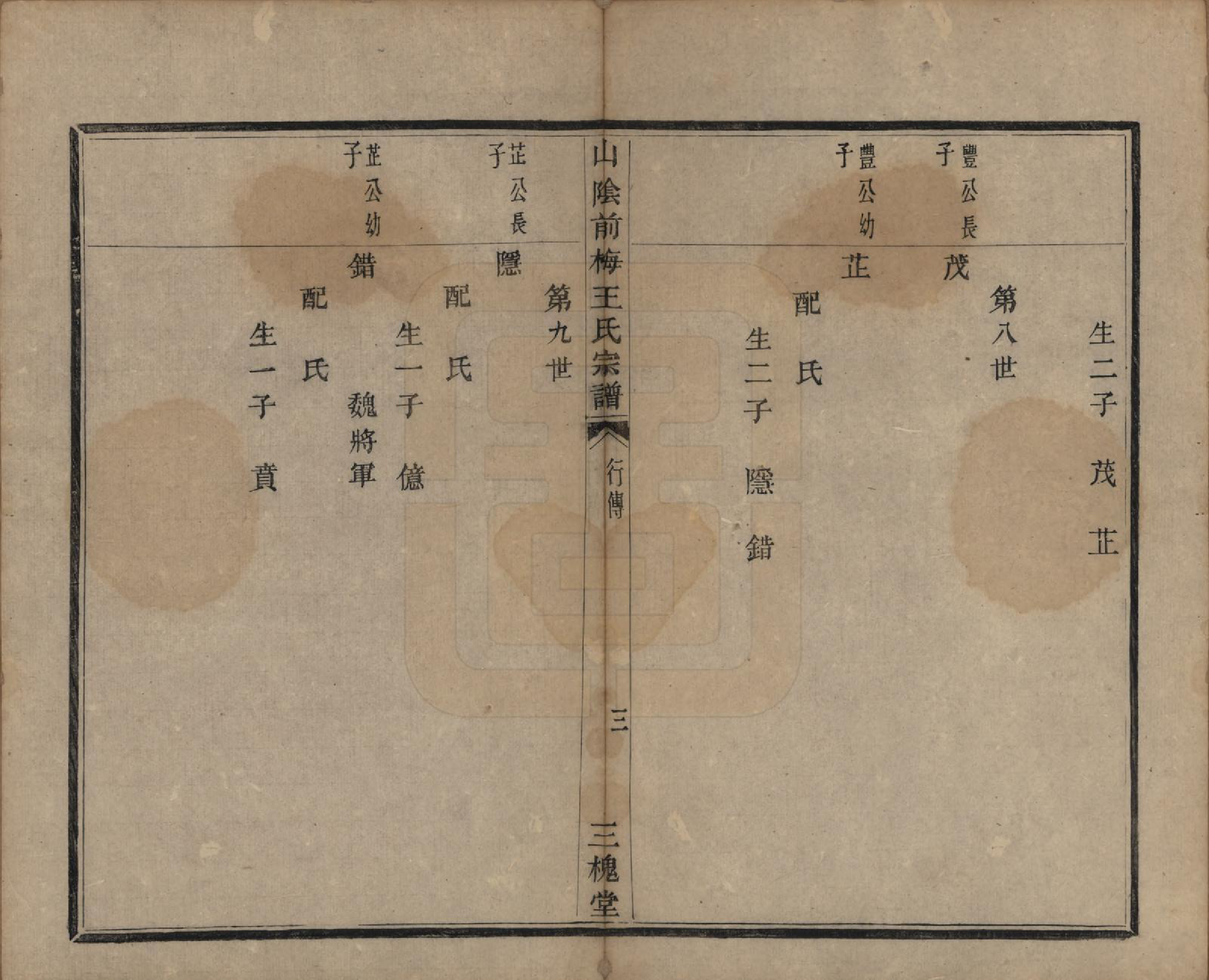 GTJP1574.王.浙江绍兴.山阴前梅王氏宗谱六卷.清道光二年（1822）_004.pdf_第3页