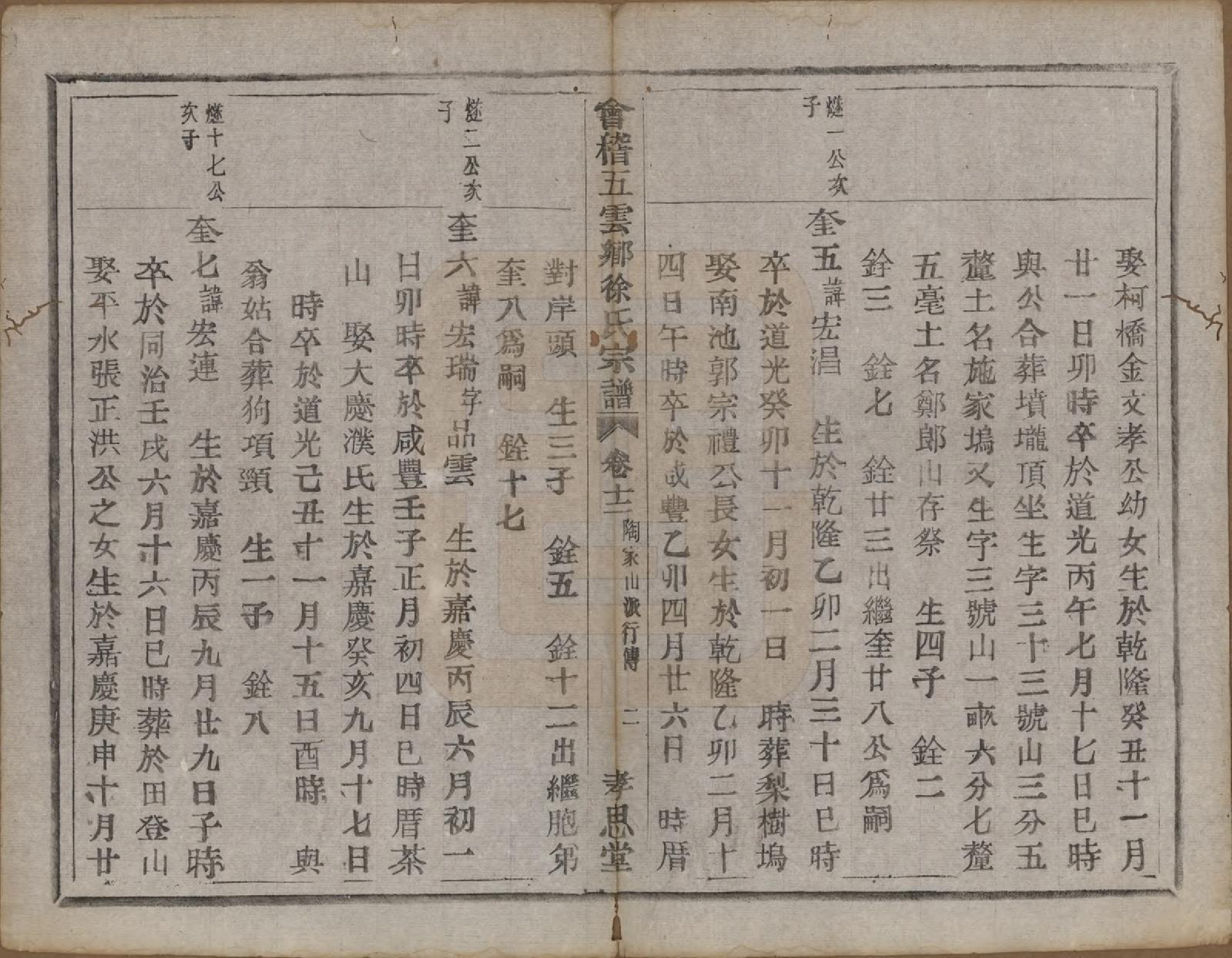 GTJP1832.徐.浙江绍兴.会稽五云乡徐氏宗谱二十卷.民国六年（1917）_012.pdf_第2页