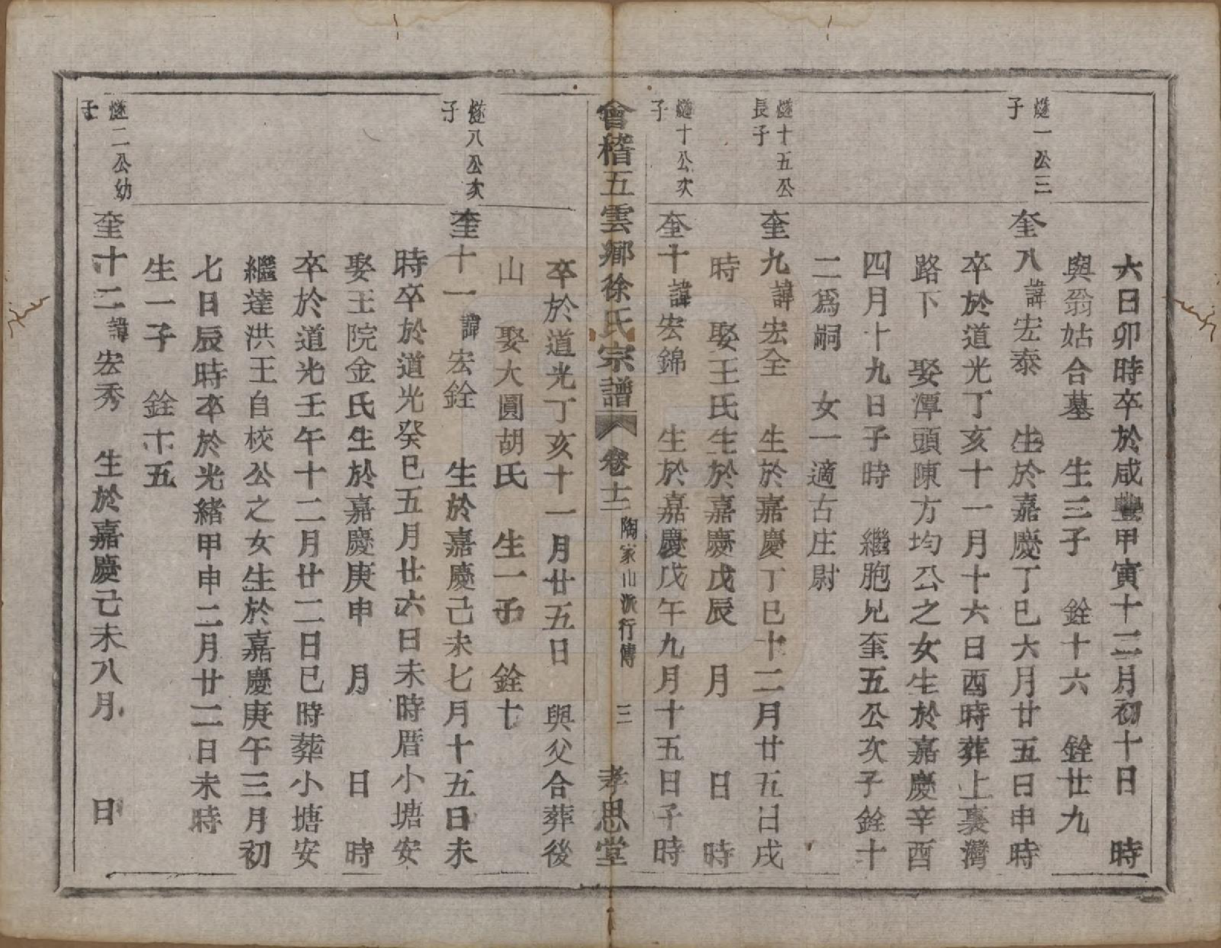 GTJP1832.徐.浙江绍兴.会稽五云乡徐氏宗谱二十卷.民国六年（1917）_012.pdf_第3页