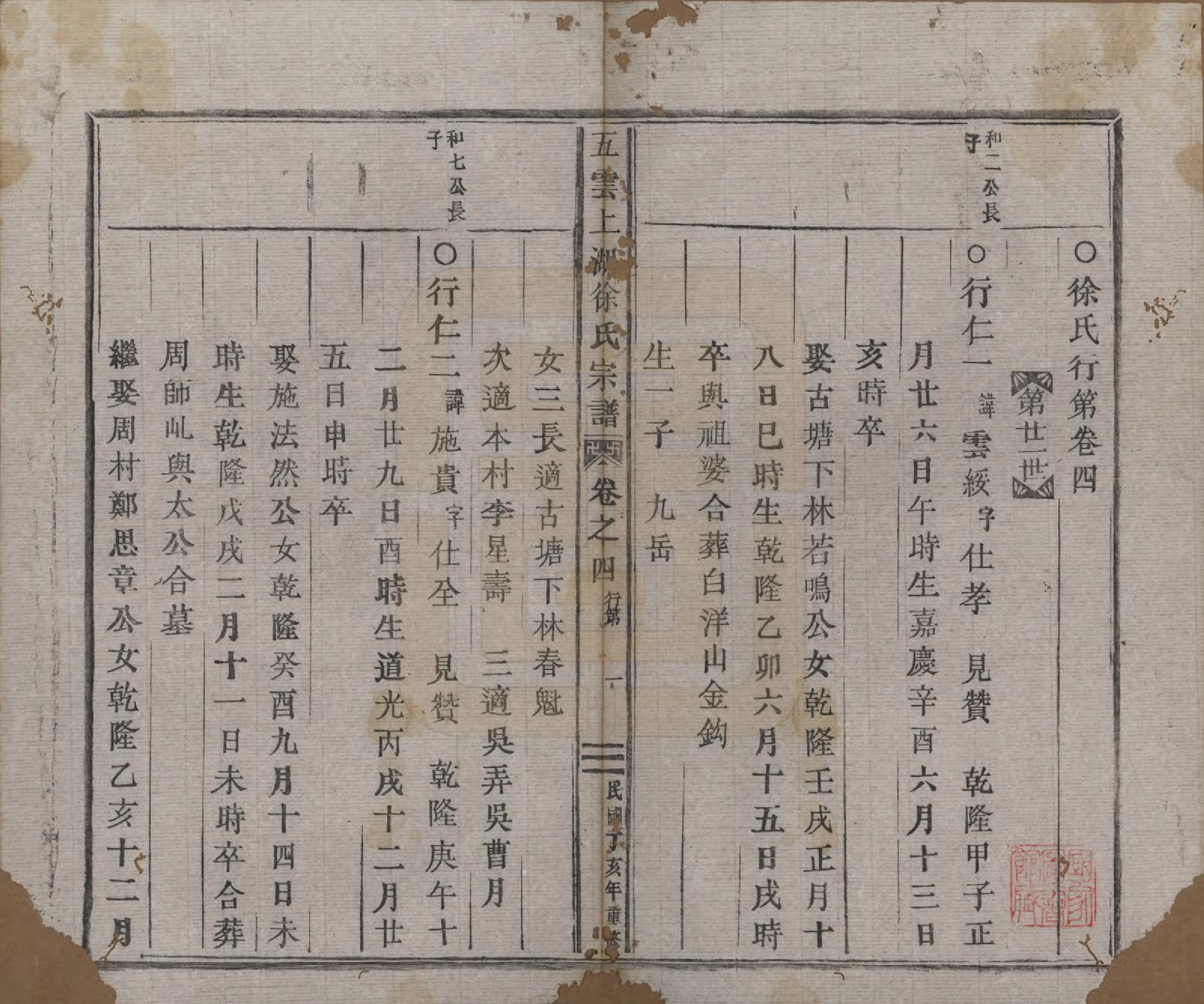 GTJP1837.徐.浙江缙云.五云上湖徐氏宗谱五卷.民国三十六年（1947）_004.pdf_第1页