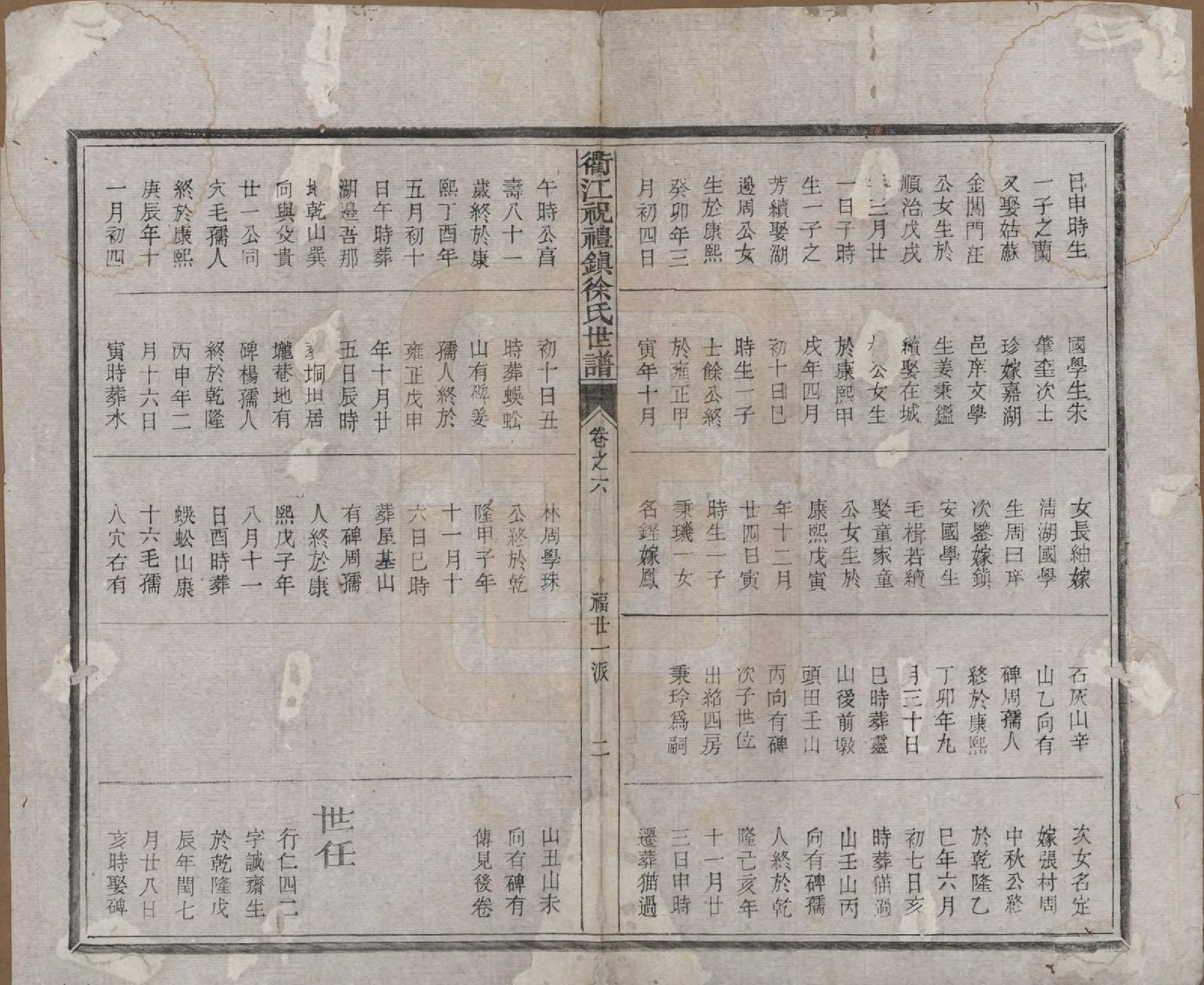 GTJP1864.徐.浙江衢县.衢江祝礼镇徐氏世谱十六卷.清光绪六年（1880）_006.pdf_第2页