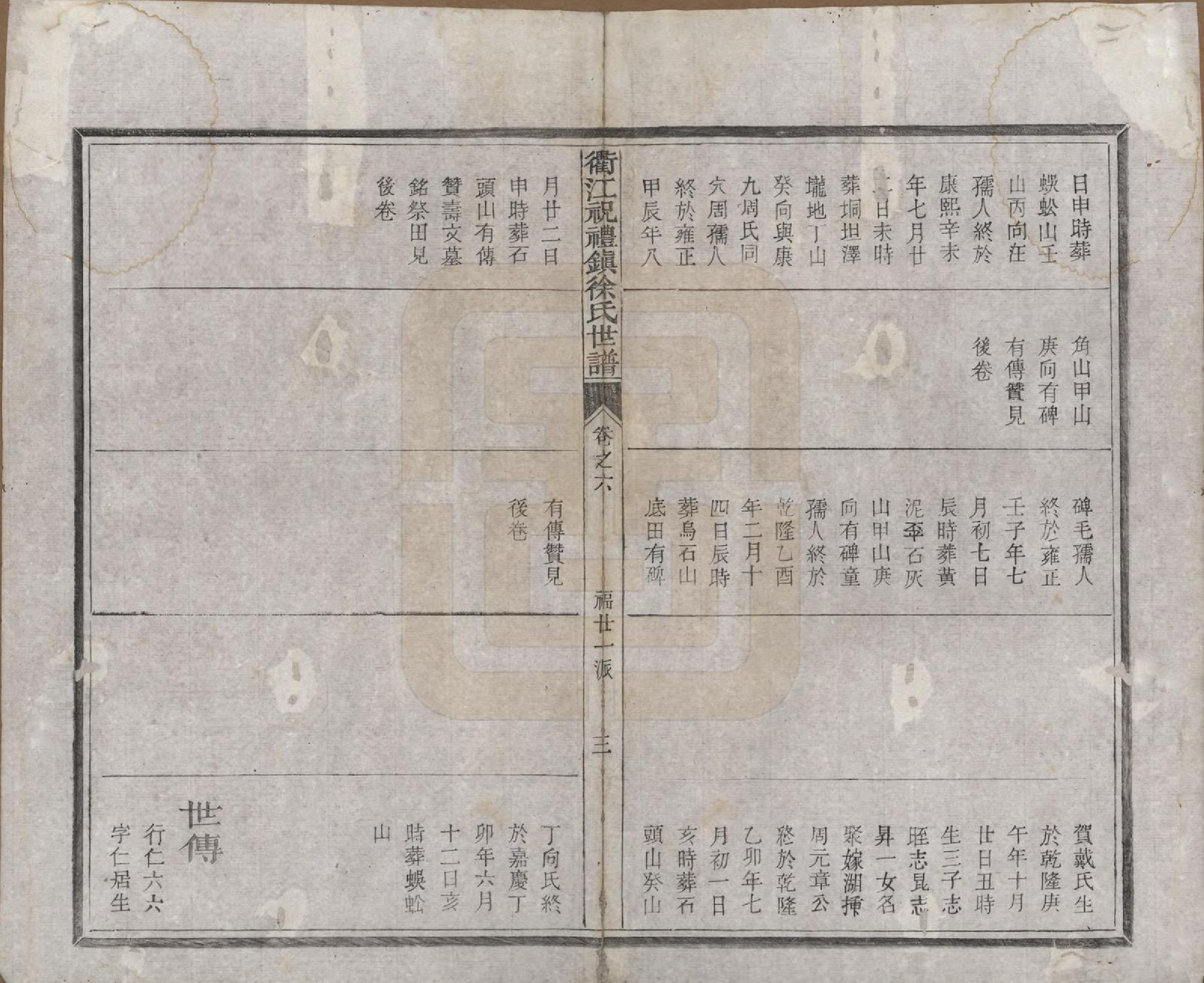 GTJP1864.徐.浙江衢县.衢江祝礼镇徐氏世谱十六卷.清光绪六年（1880）_006.pdf_第3页