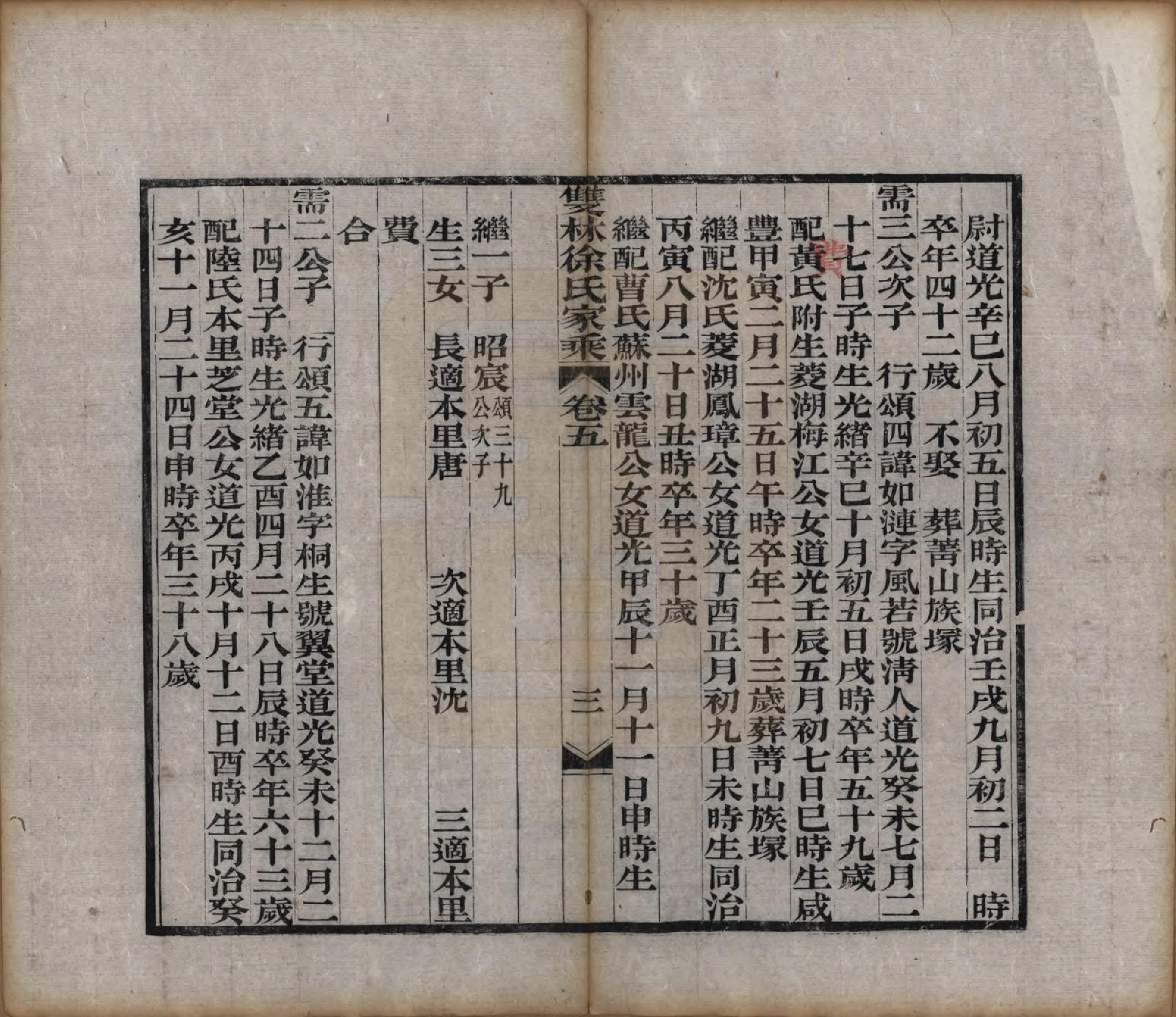 GTJP1873.徐.浙江湖州.双林徐氏家乘六卷.清光绪十七年（1891）_005.pdf_第3页