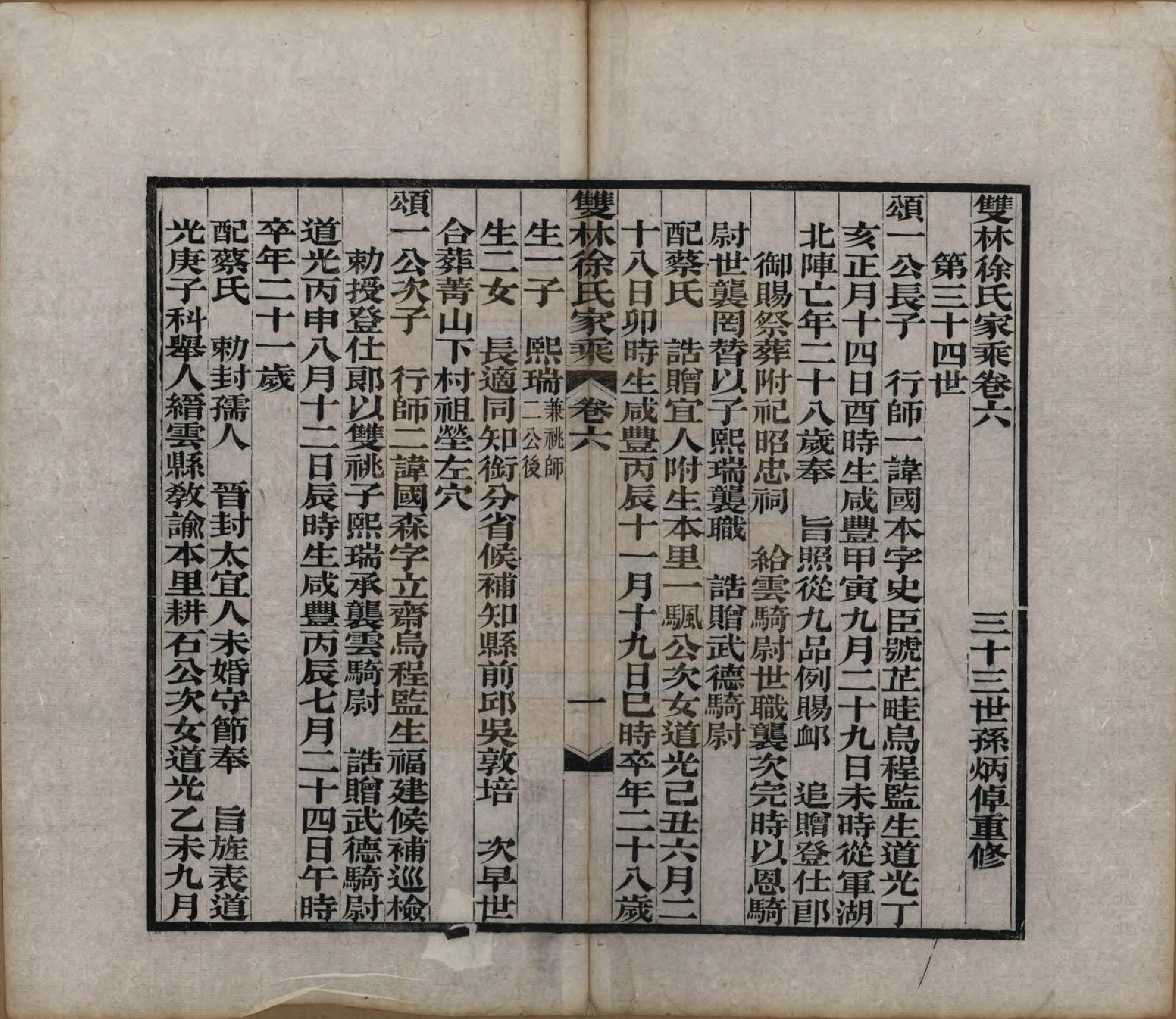 GTJP1873.徐.浙江湖州.双林徐氏家乘六卷.清光绪十七年（1891）_006.pdf_第1页