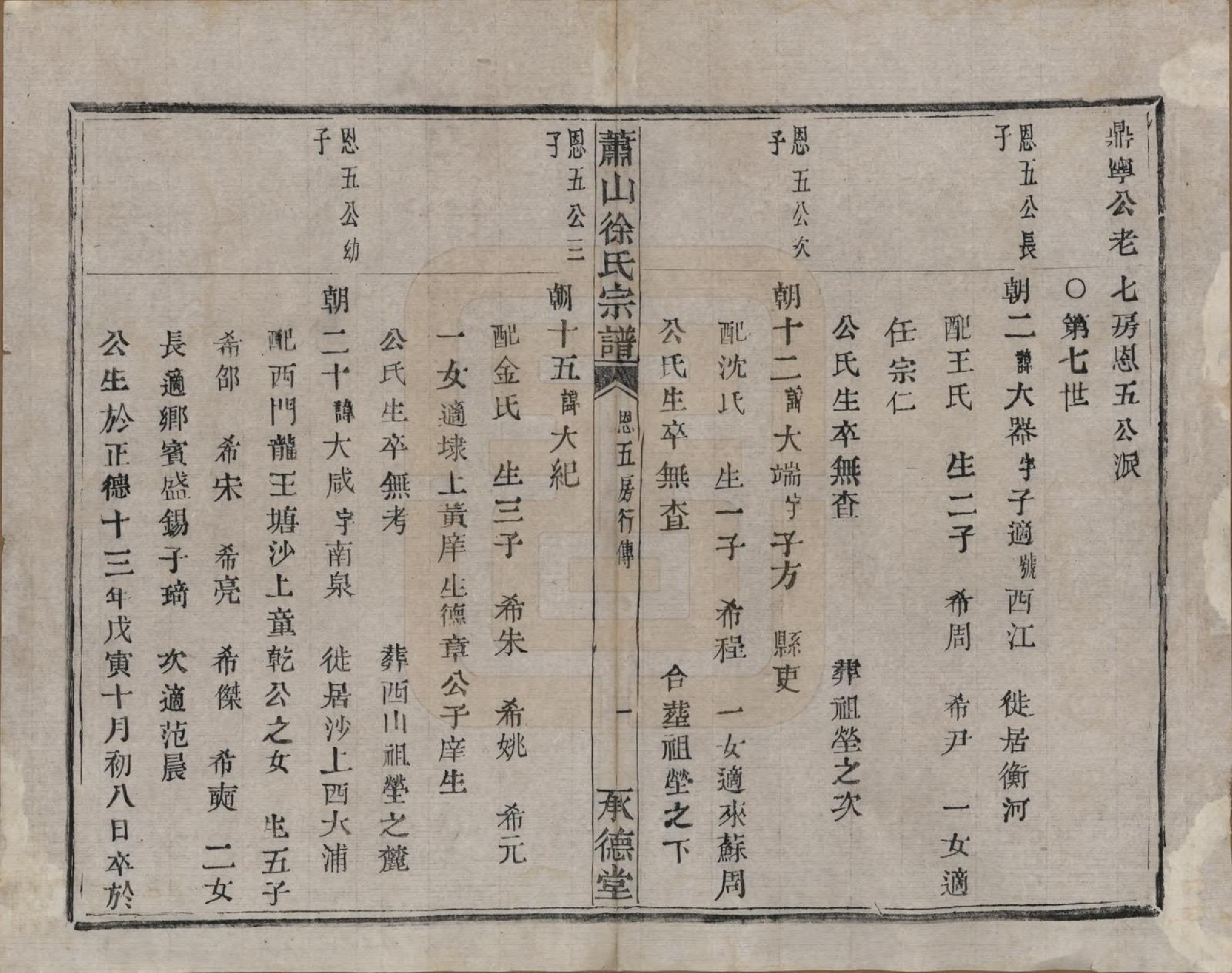 GTJP1878.徐.浙江萧山.萧山徐氏宗谱十六卷.清嘉庆二十四年（1819）_013.pdf_第2页