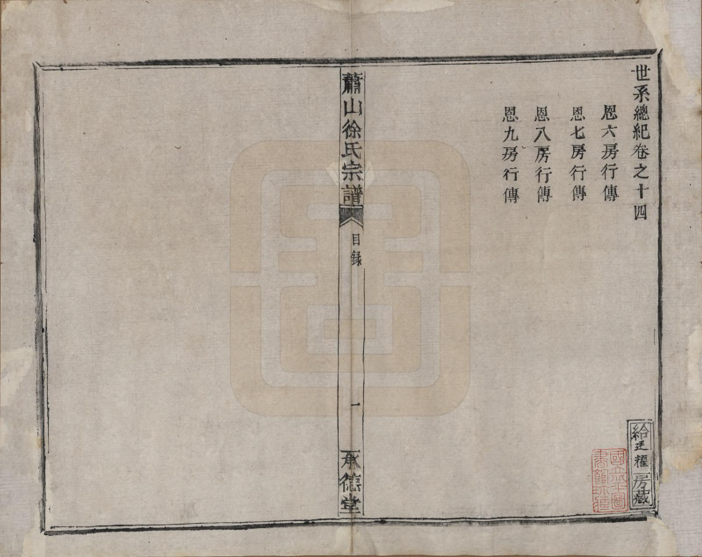 GTJP1878.徐.浙江萧山.萧山徐氏宗谱十六卷.清嘉庆二十四年（1819）_014.pdf_第1页