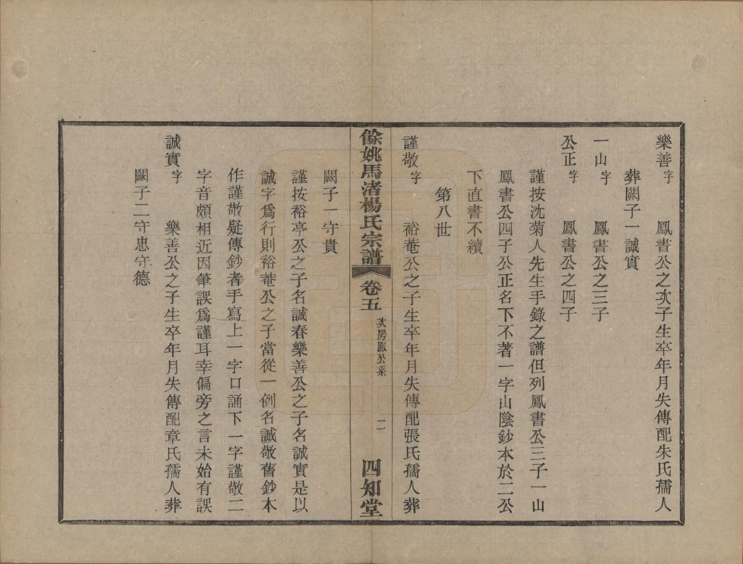 GTJP1971.杨.浙江余姚.余姚马渚杨氏宗谱十卷首一卷.民国十七年（1928）_005.pdf_第3页