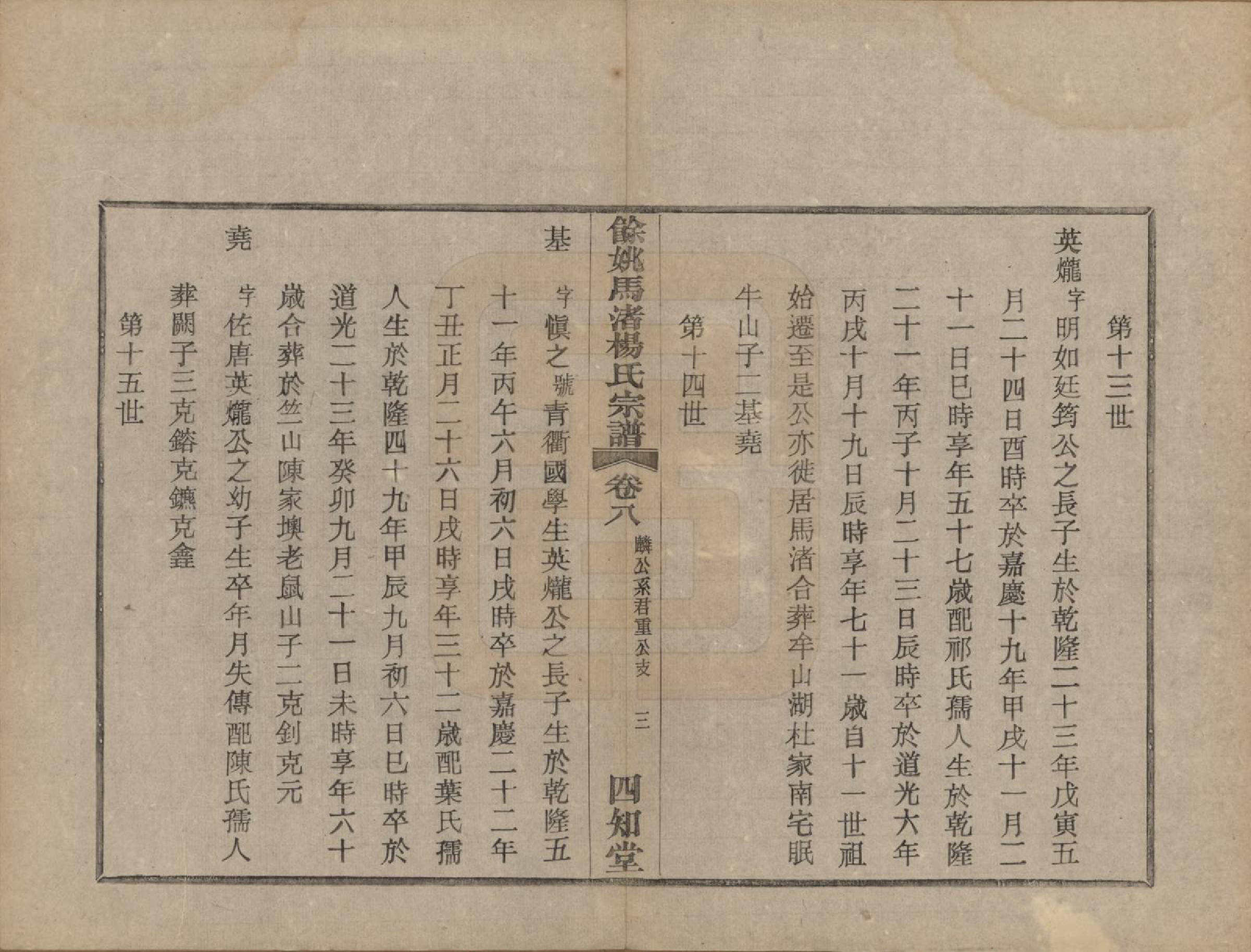 GTJP1971.杨.浙江余姚.余姚马渚杨氏宗谱十卷首一卷.民国十七年（1928）_008.pdf_第3页