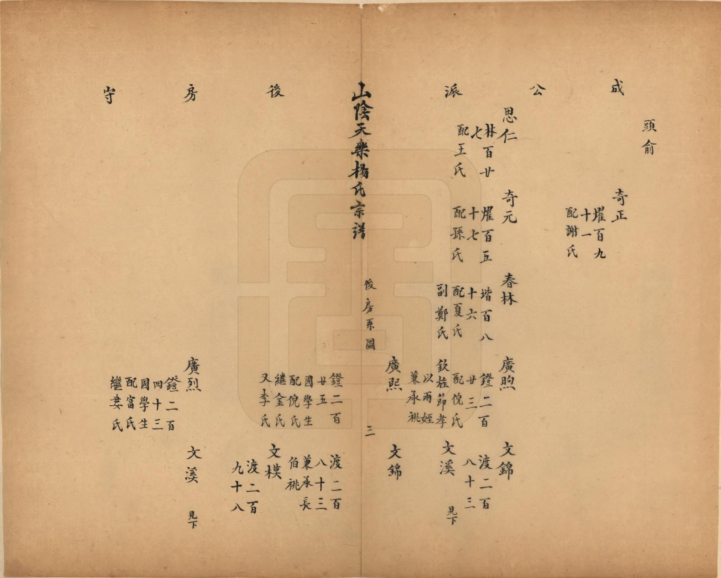 GTJP1977.杨.浙江绍兴.山阴天乐杨氏宗谱十四卷.清光绪八年（1882）_008.pdf_第3页