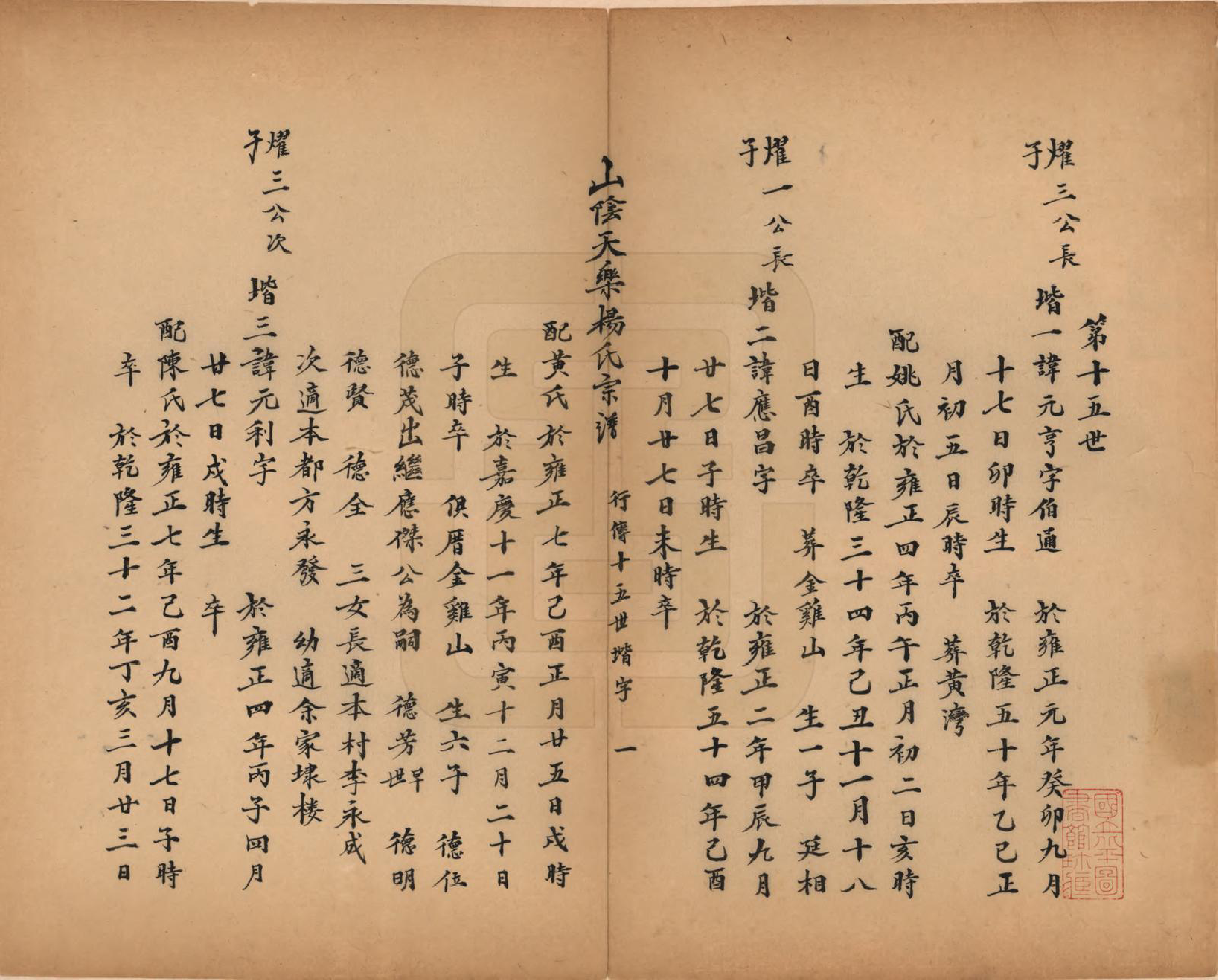 GTJP1977.杨.浙江绍兴.山阴天乐杨氏宗谱十四卷.清光绪八年（1882）_010.pdf_第1页