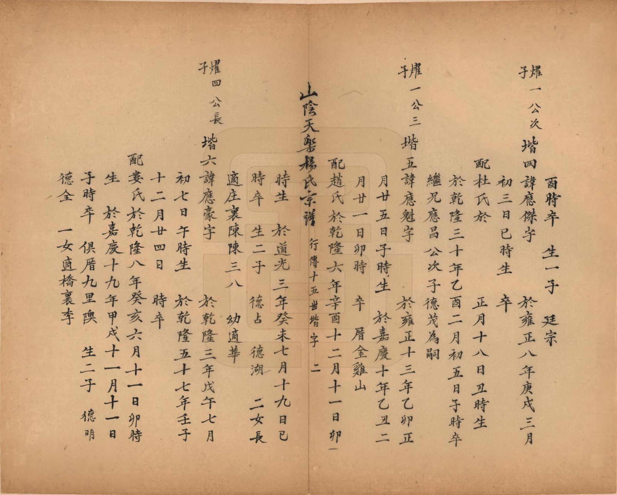 GTJP1977.杨.浙江绍兴.山阴天乐杨氏宗谱十四卷.清光绪八年（1882）_010.pdf_第2页