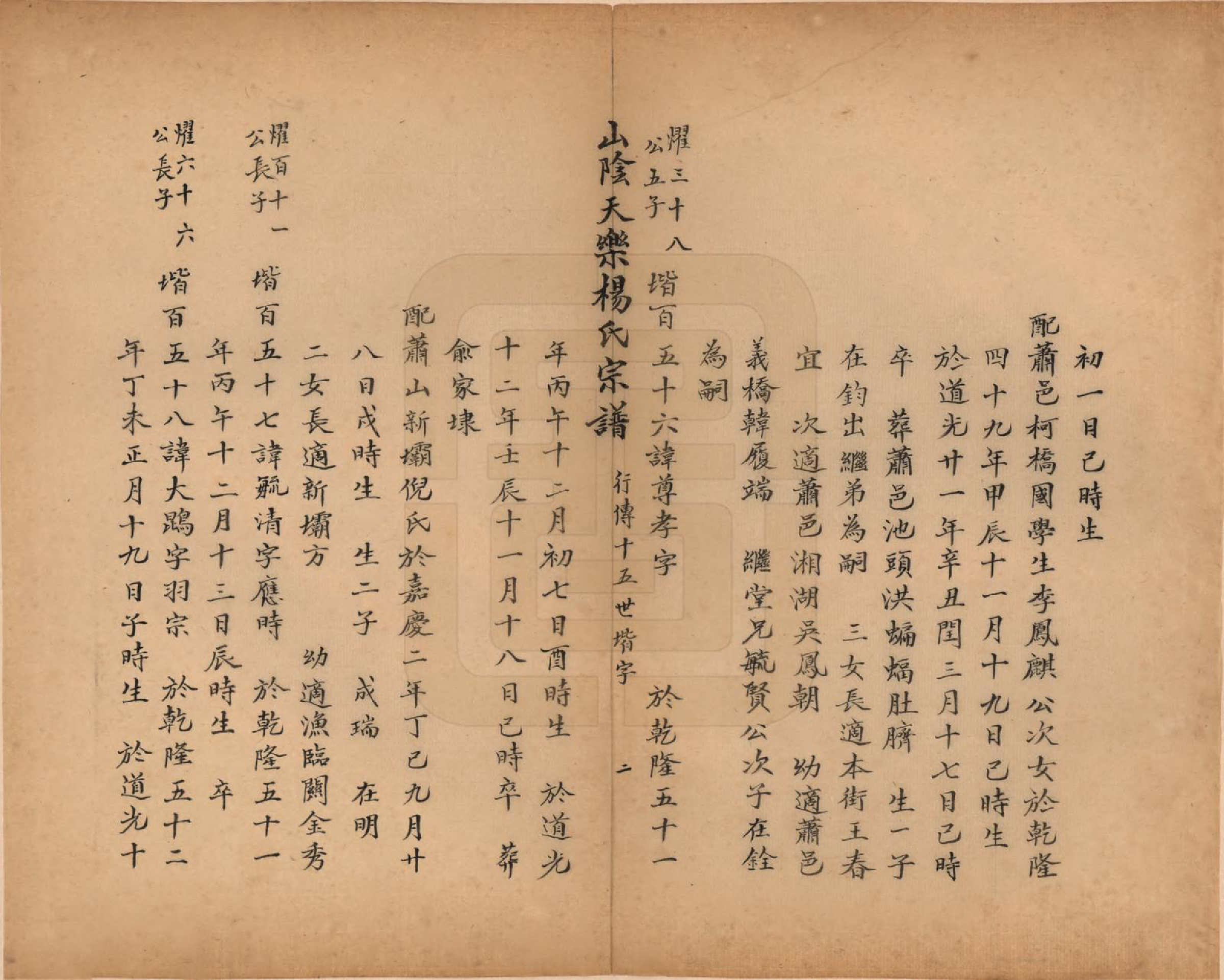 GTJP1977.杨.浙江绍兴.山阴天乐杨氏宗谱十四卷.清光绪八年（1882）_011.pdf_第2页