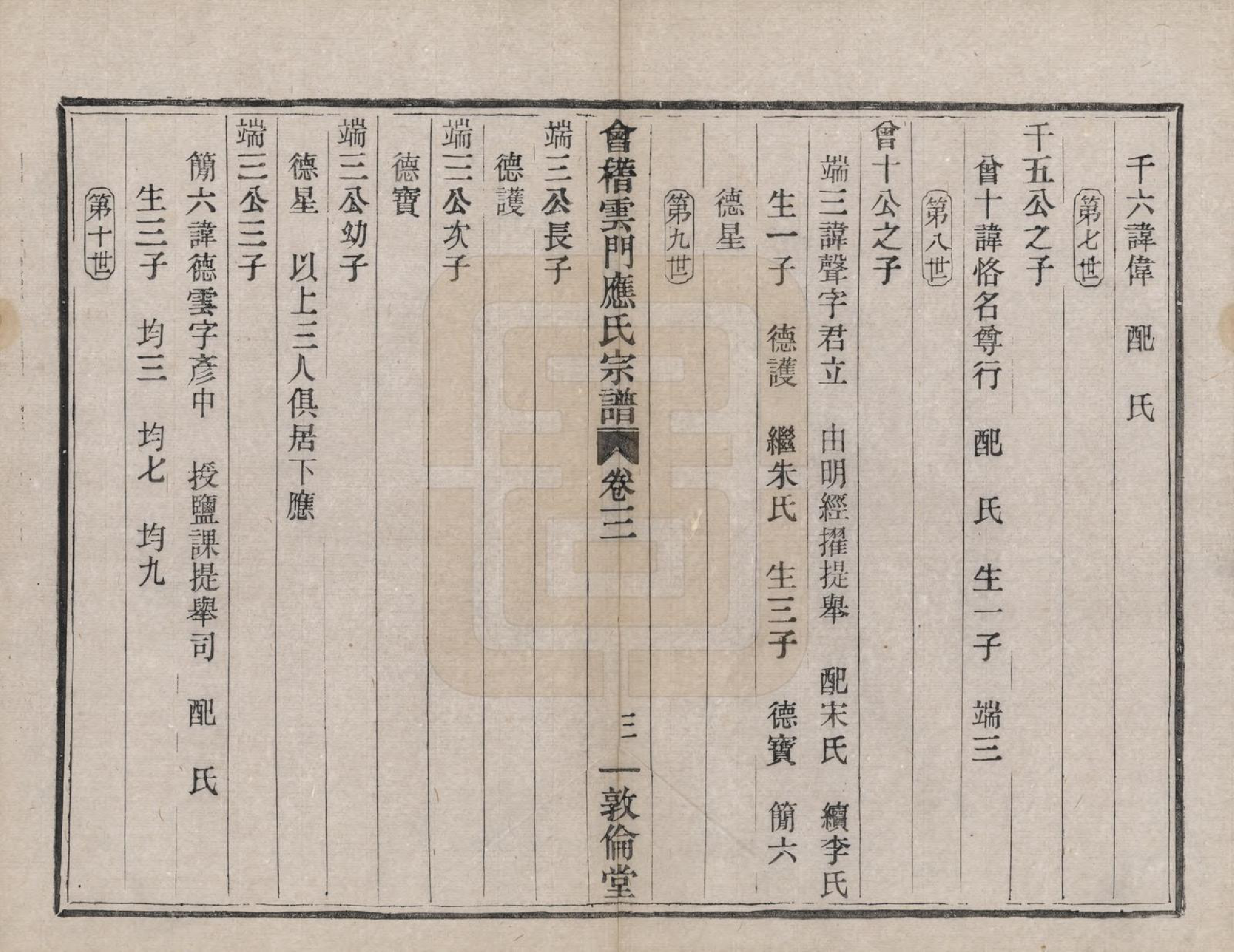 GTJP2020.应.浙江绍兴.会稽云门应氏宗谱三卷.民国元年（1912）_003.pdf_第3页