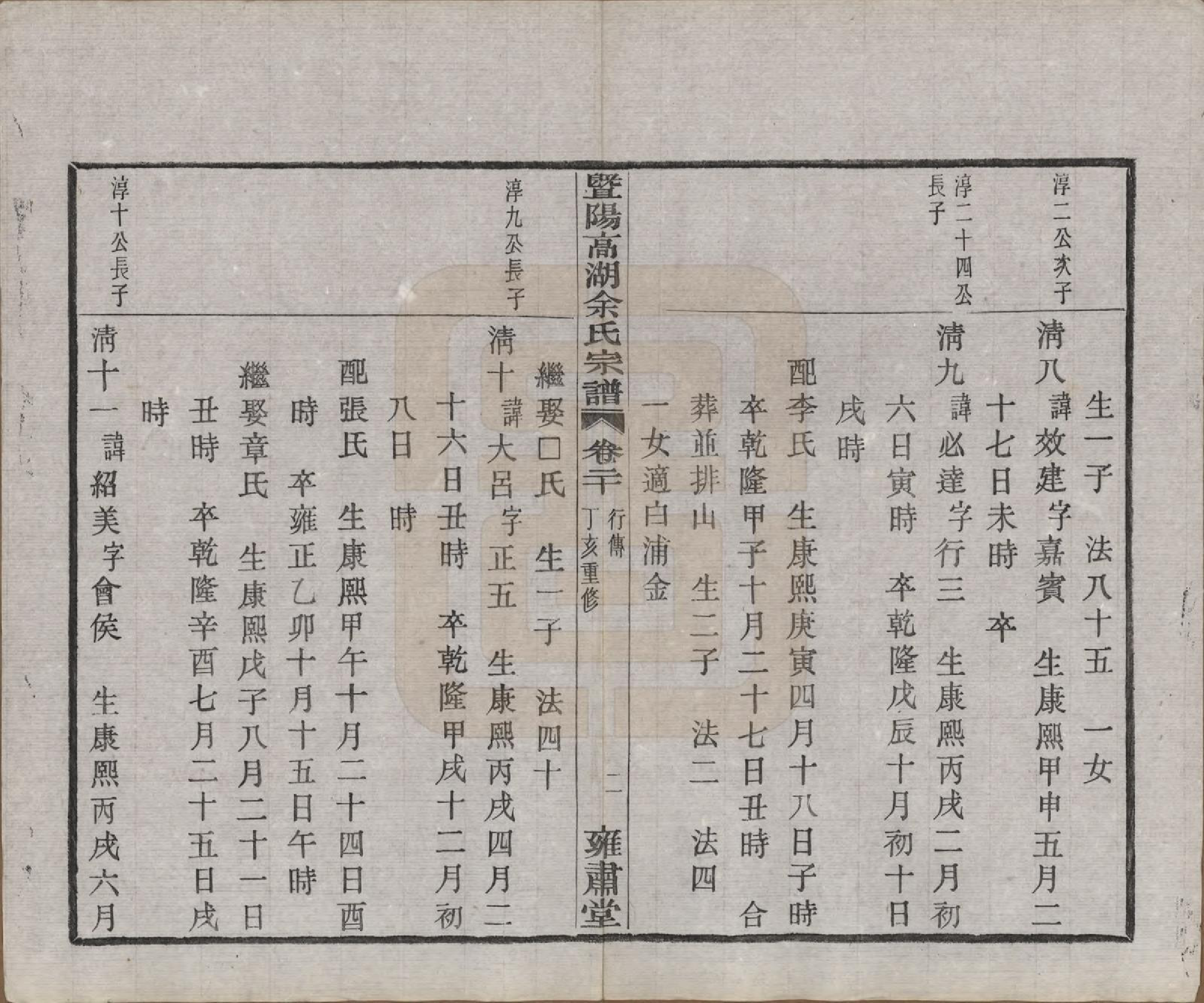 GTJP2035.余.浙江诸暨.暨阳高湖余氏宗谱三十七卷.民国三十六年（1947）_020.pdf_第3页