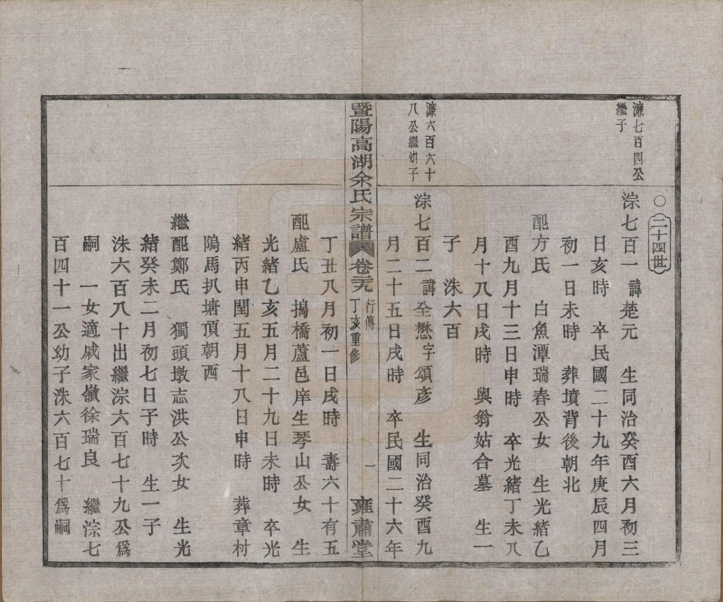 GTJP2035.余.浙江诸暨.暨阳高湖余氏宗谱三十七卷.民国三十六年（1947）_029.pdf_第2页