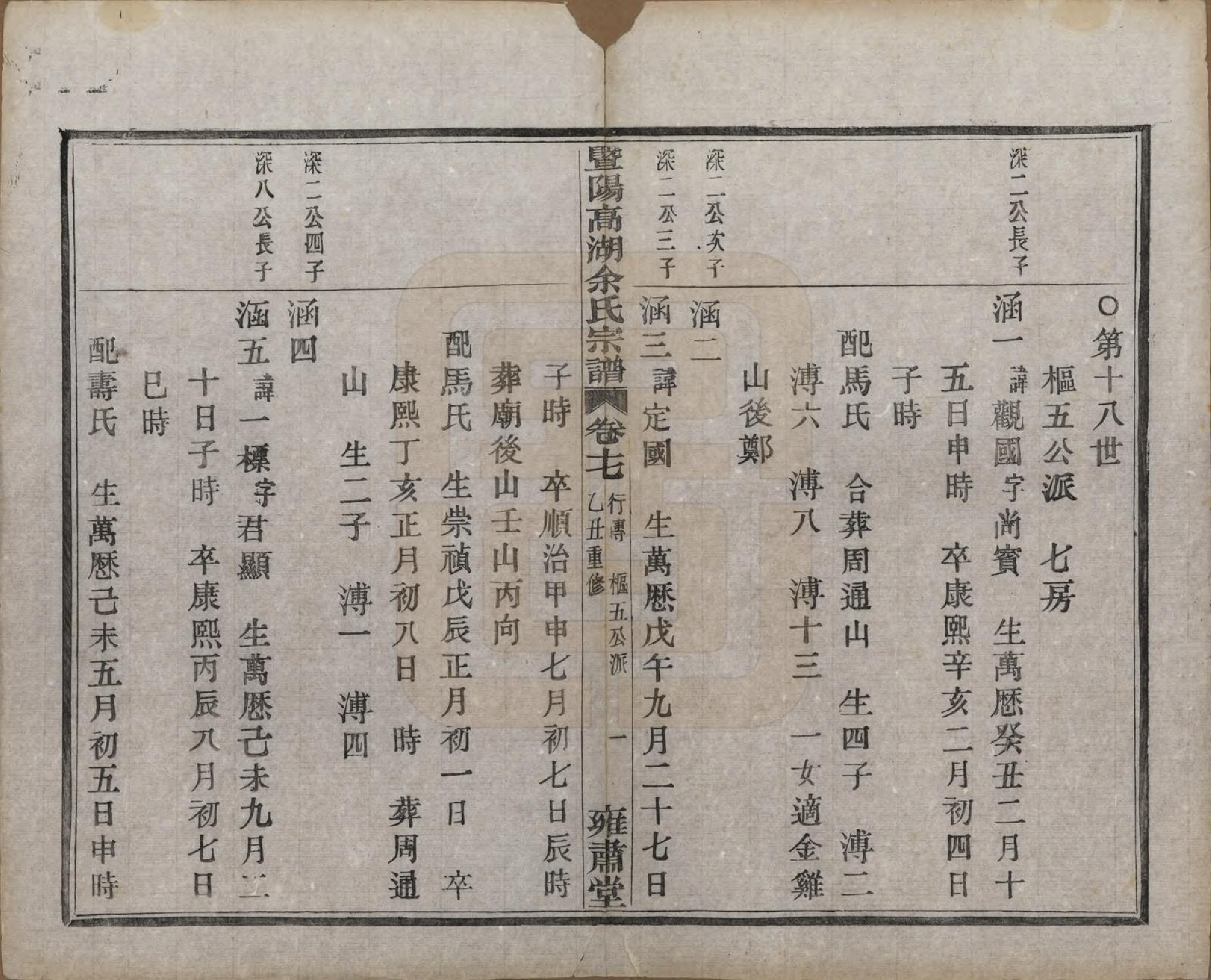 GTJP2037.余.浙江诸暨.暨阳高湖余氏宗谱三十四卷.民国十四年（1925）_017.pdf_第2页