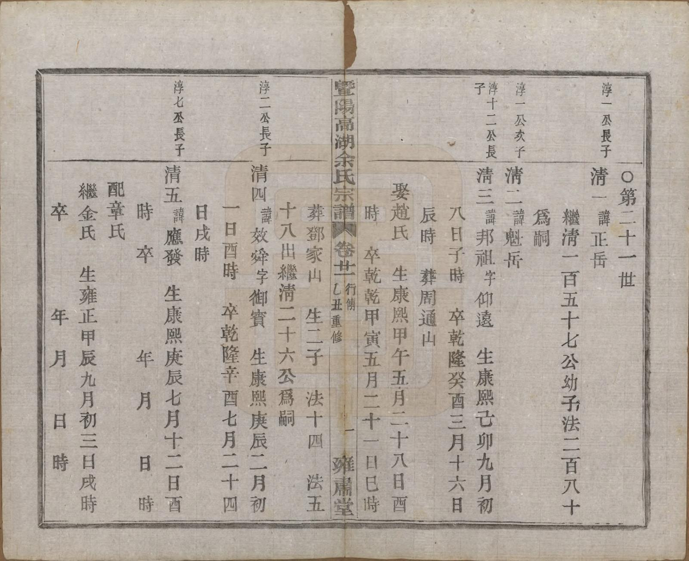 GTJP2037.余.浙江诸暨.暨阳高湖余氏宗谱三十四卷.民国十四年（1925）_021.pdf_第2页