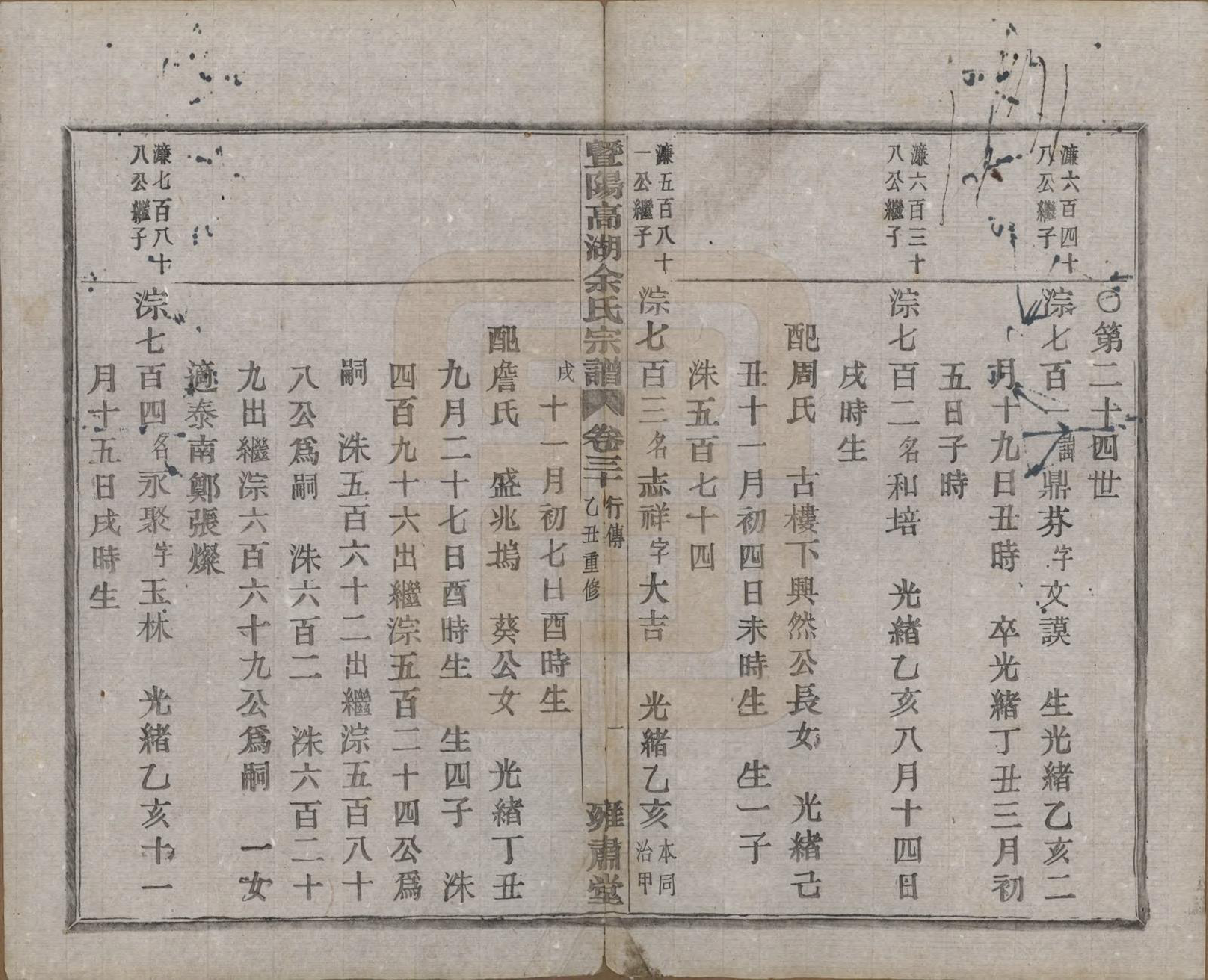 GTJP2037.余.浙江诸暨.暨阳高湖余氏宗谱三十四卷.民国十四年（1925）_030.pdf_第2页