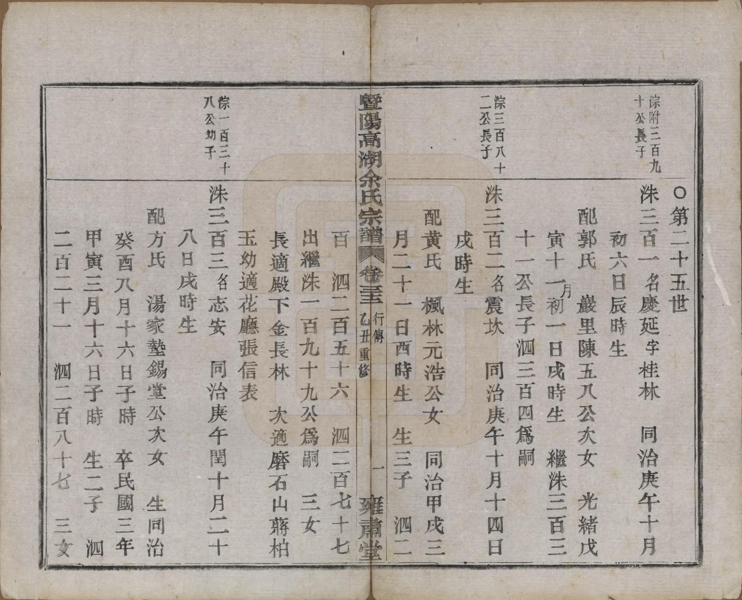 GTJP2037.余.浙江诸暨.暨阳高湖余氏宗谱三十四卷.民国十四年（1925）_032.pdf_第2页