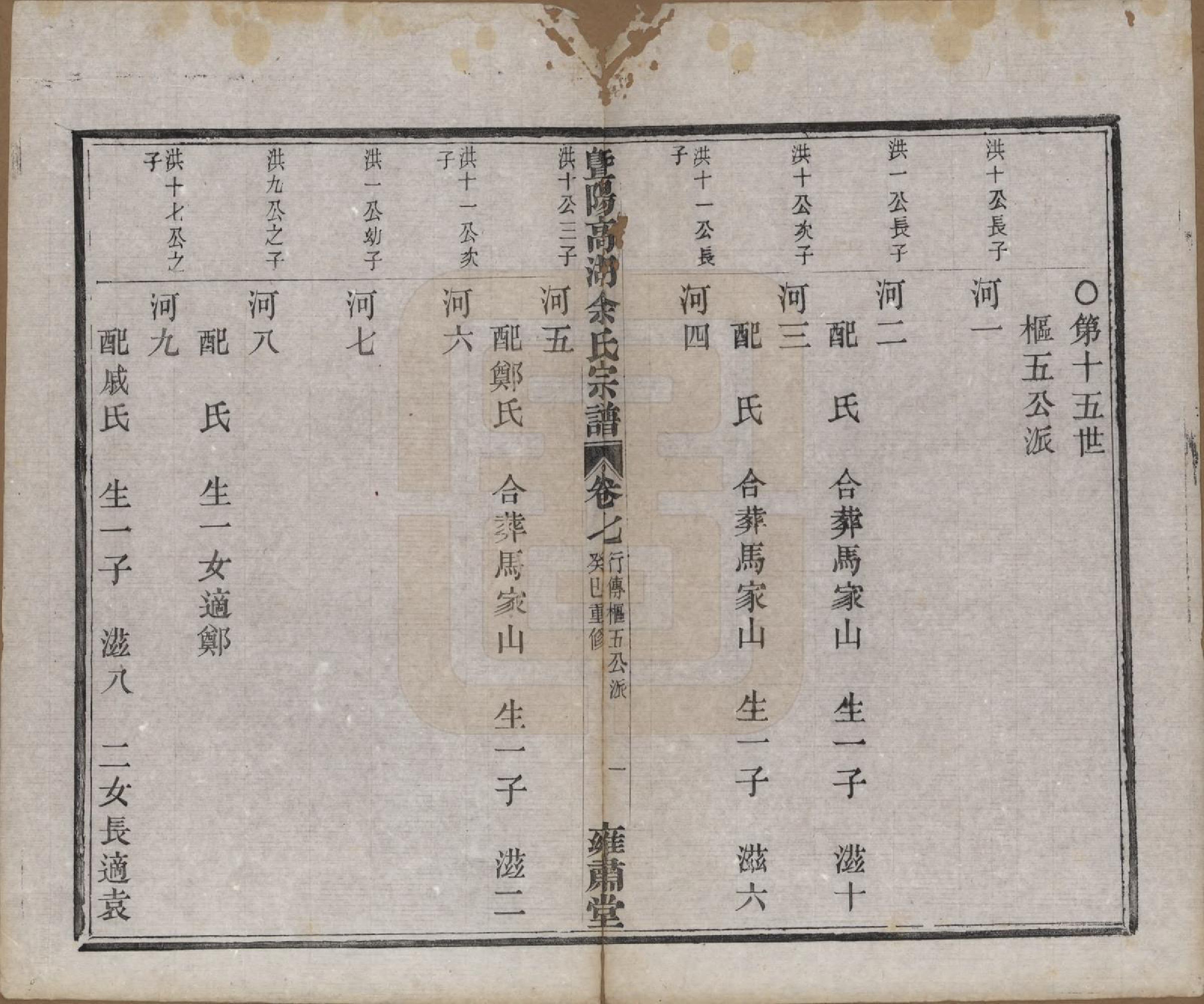 GTJP2043.余.浙江诸暨.暨阳高湖余氏宗谱十八卷.清光绪十九年（1893）_007.pdf_第2页