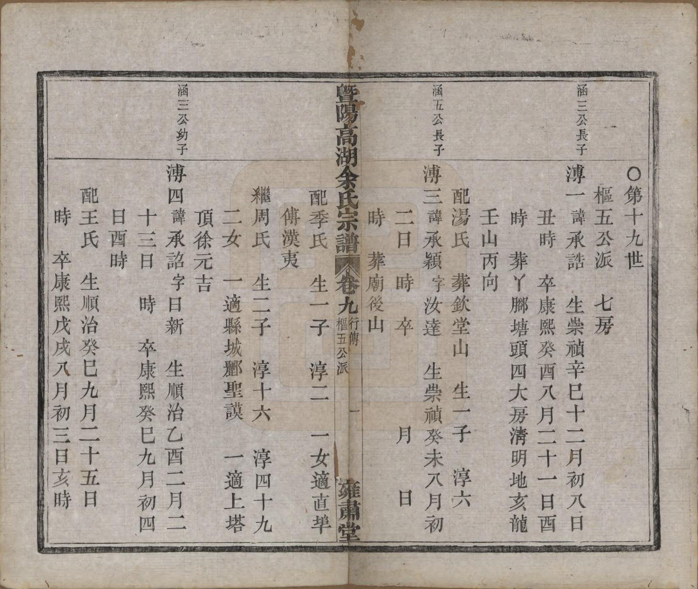 GTJP2043.余.浙江诸暨.暨阳高湖余氏宗谱十八卷.清光绪十九年（1893）_009.pdf_第2页