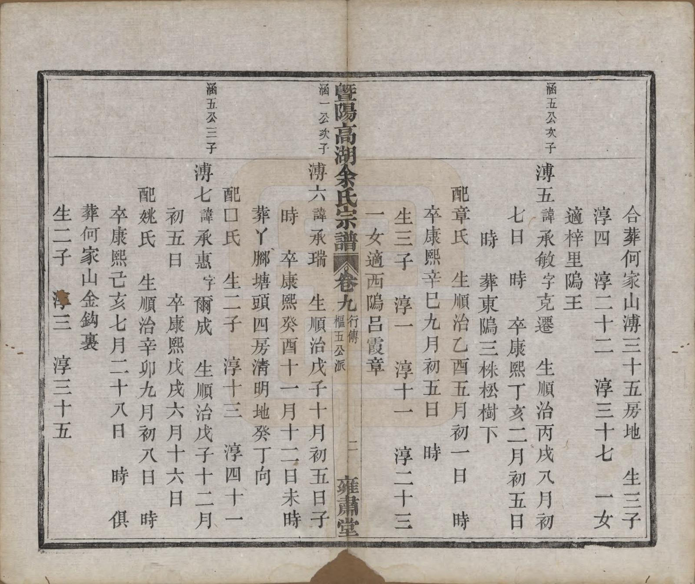 GTJP2043.余.浙江诸暨.暨阳高湖余氏宗谱十八卷.清光绪十九年（1893）_009.pdf_第3页