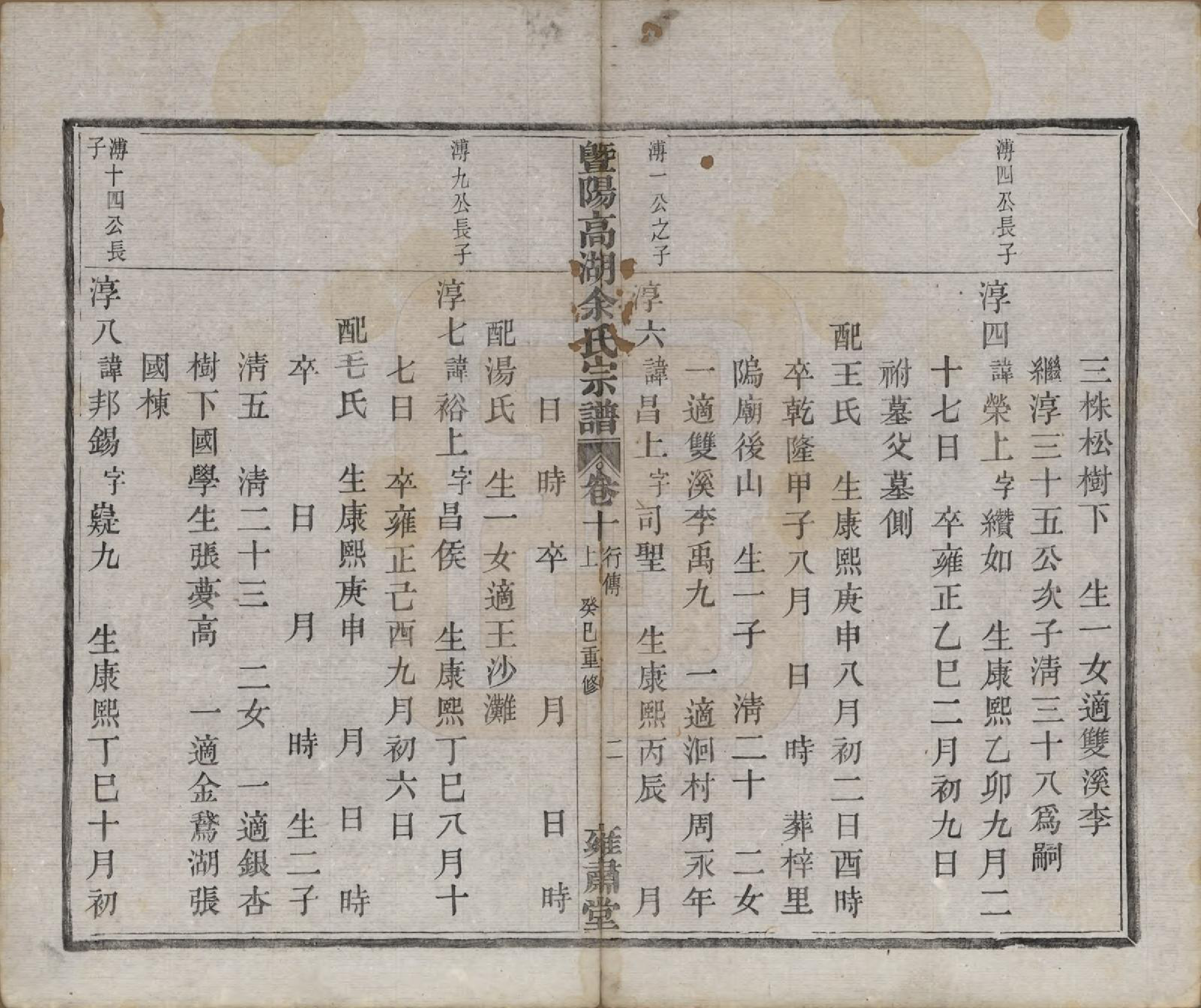 GTJP2043.余.浙江诸暨.暨阳高湖余氏宗谱十八卷.清光绪十九年（1893）_010.pdf_第3页