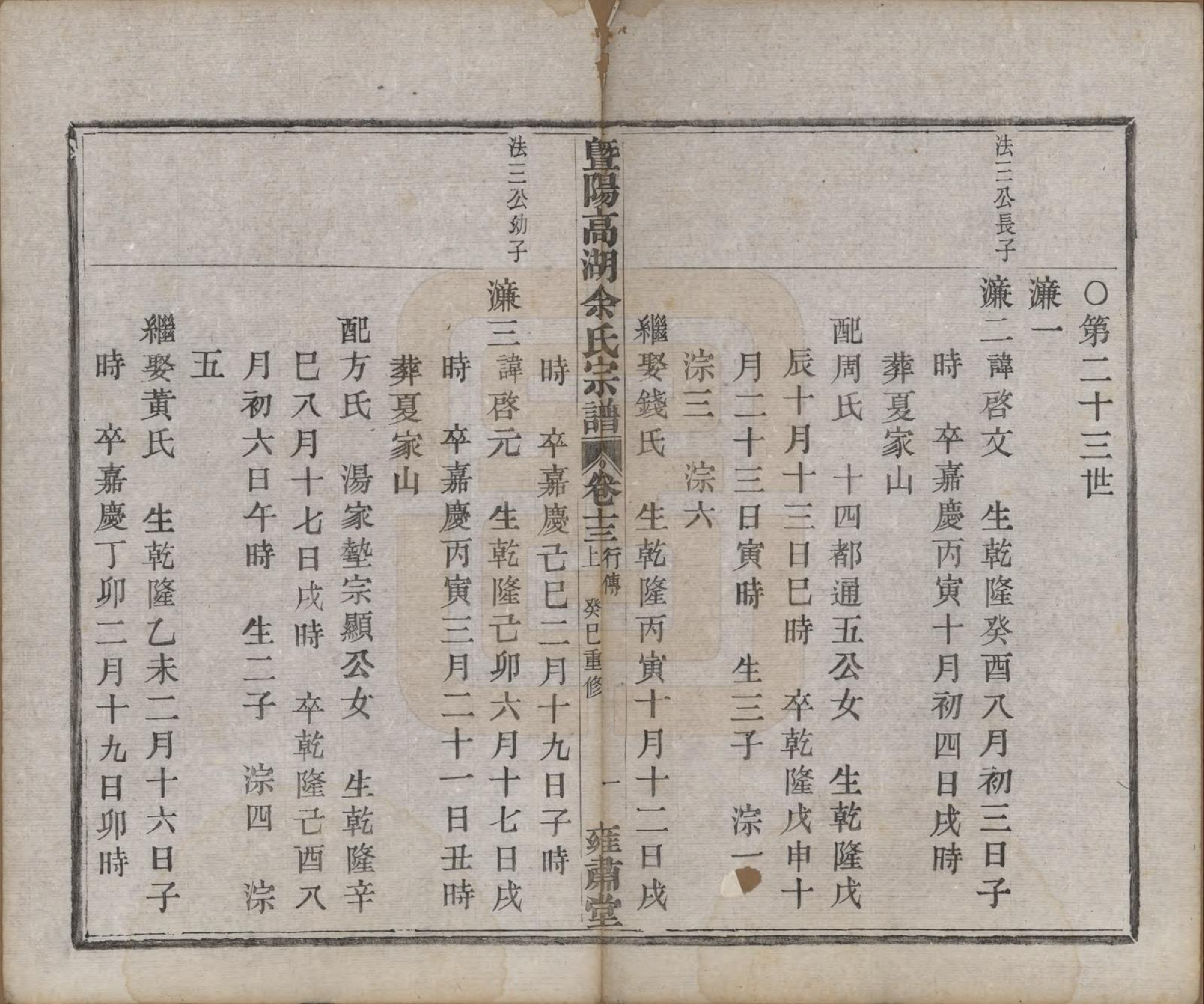 GTJP2043.余.浙江诸暨.暨阳高湖余氏宗谱十八卷.清光绪十九年（1893）_013.pdf_第2页