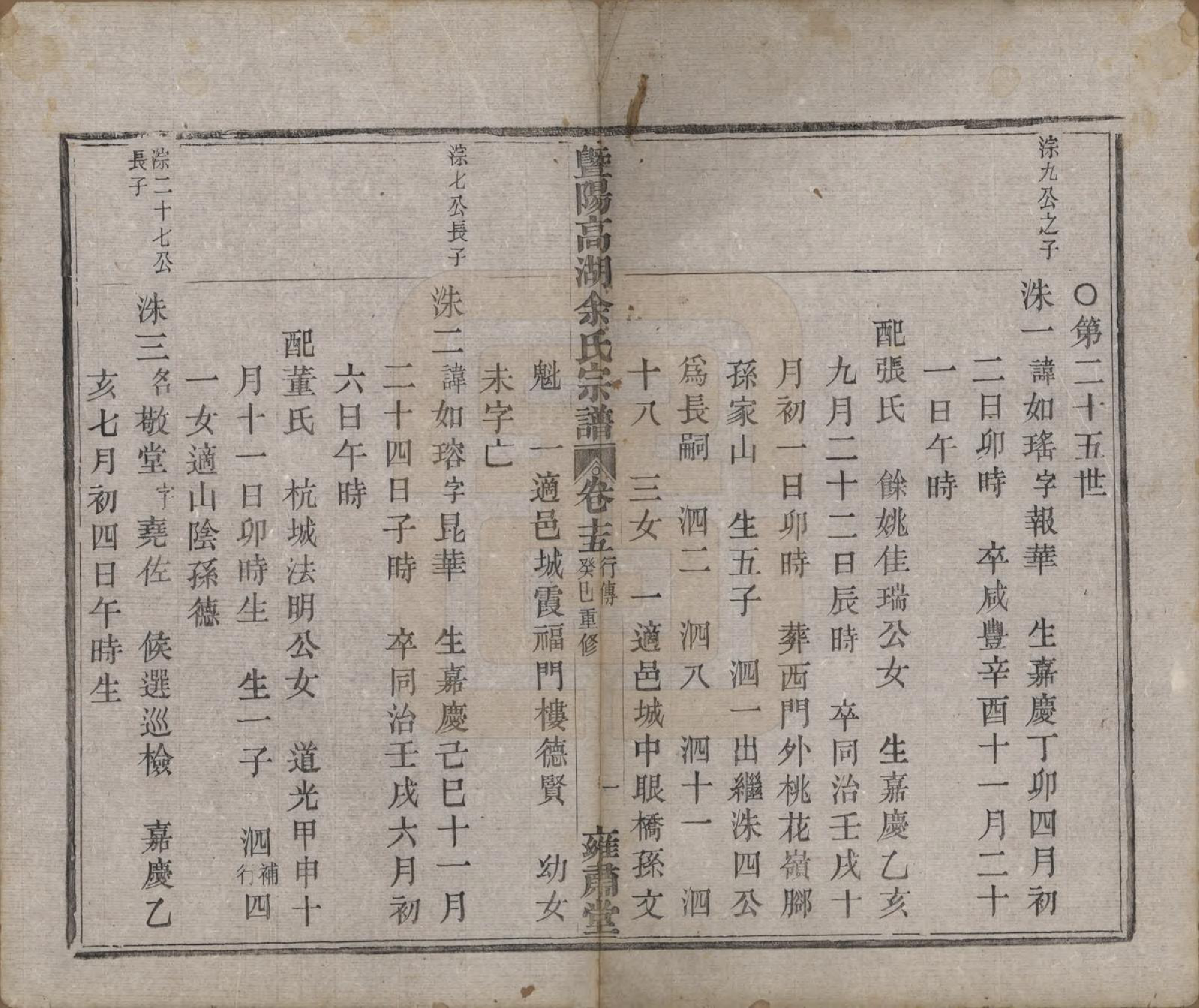 GTJP2043.余.浙江诸暨.暨阳高湖余氏宗谱十八卷.清光绪十九年（1893）_015.pdf_第2页