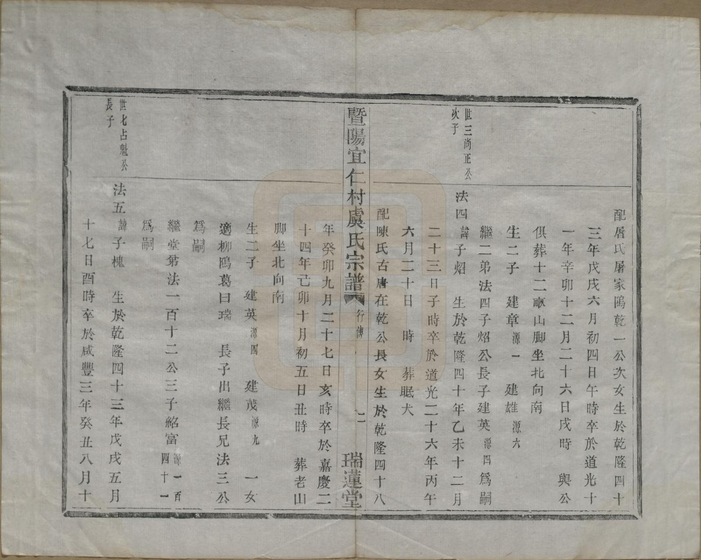 GTJP2045.虞.浙江诸暨.暨阳宜仁村虞氏宗谱十卷.清光绪元年（1875）_009.pdf_第3页