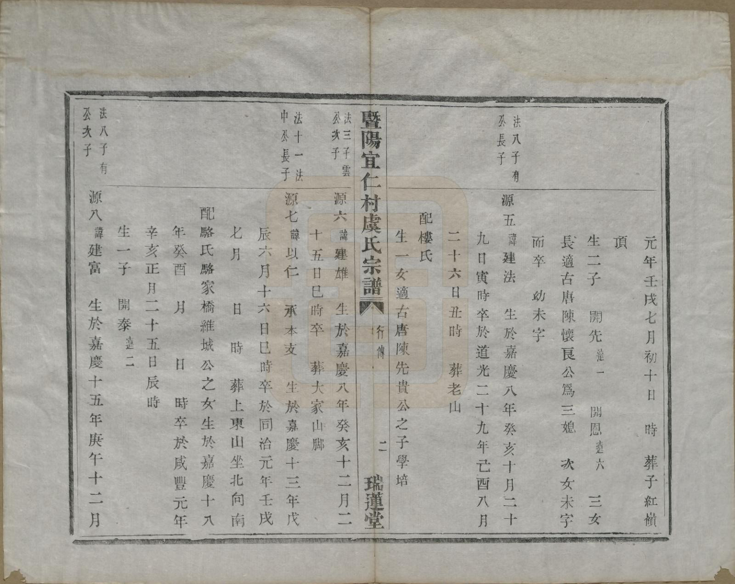 GTJP2045.虞.浙江诸暨.暨阳宜仁村虞氏宗谱十卷.清光绪元年（1875）_010.pdf_第3页