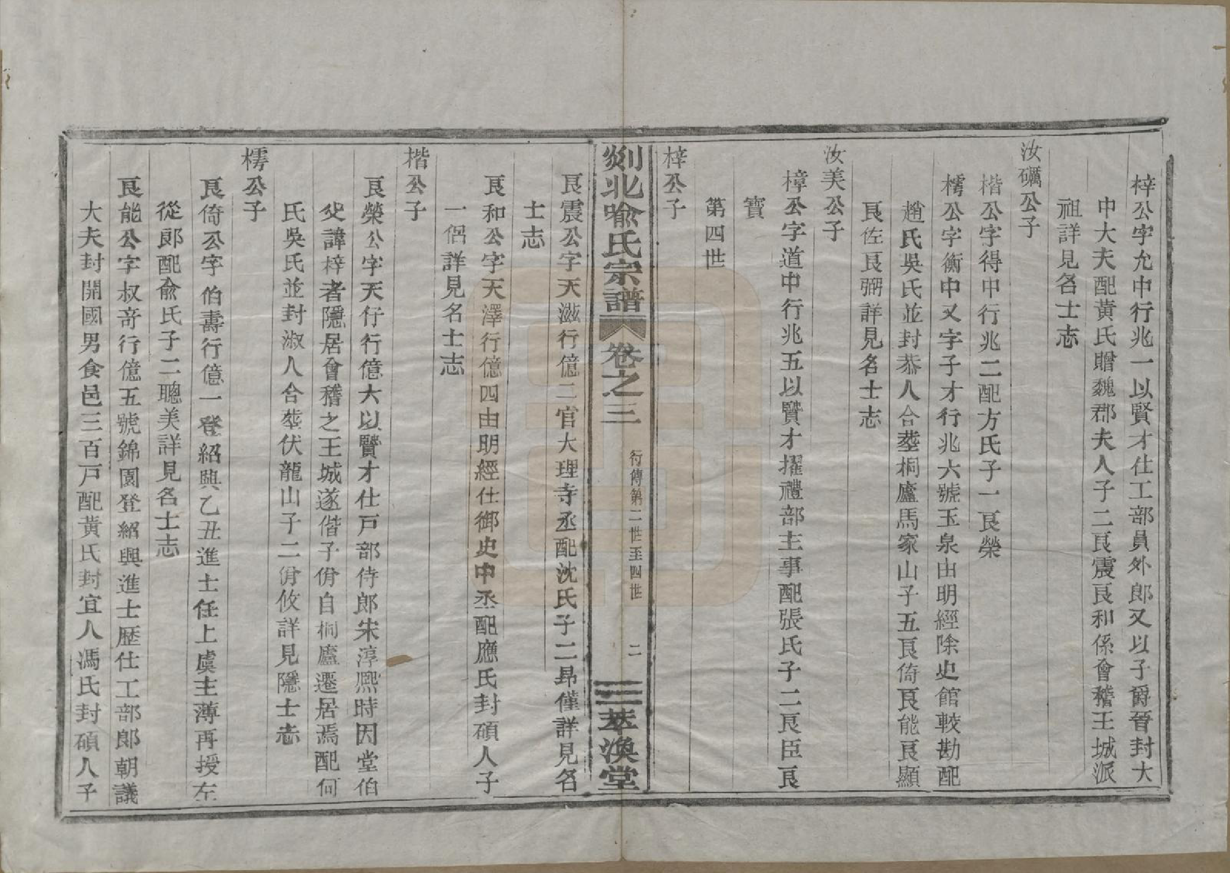 GTJP2053.喻.浙江嵊县.剡北喻氏宗谱四卷.清光绪九年（1883）_003.pdf_第2页